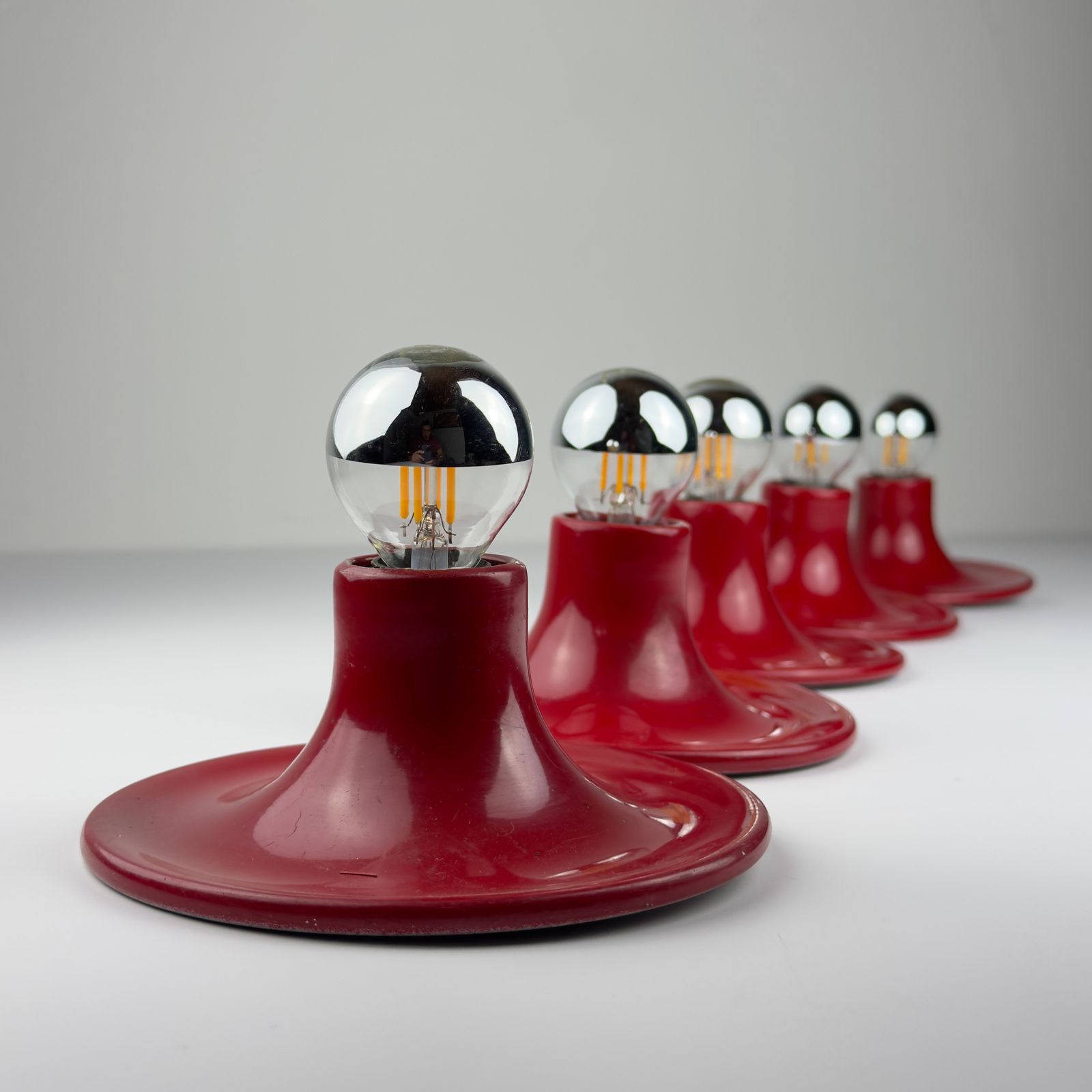 Mid Century Wall Lamp By Targetti Sankey, Italy 1970s photo Lighting