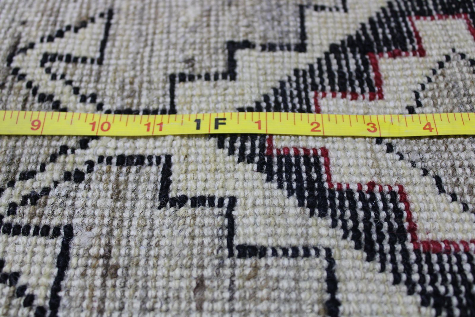 Navajo Style Southwestern Geometric Runner Rug photo vintage
