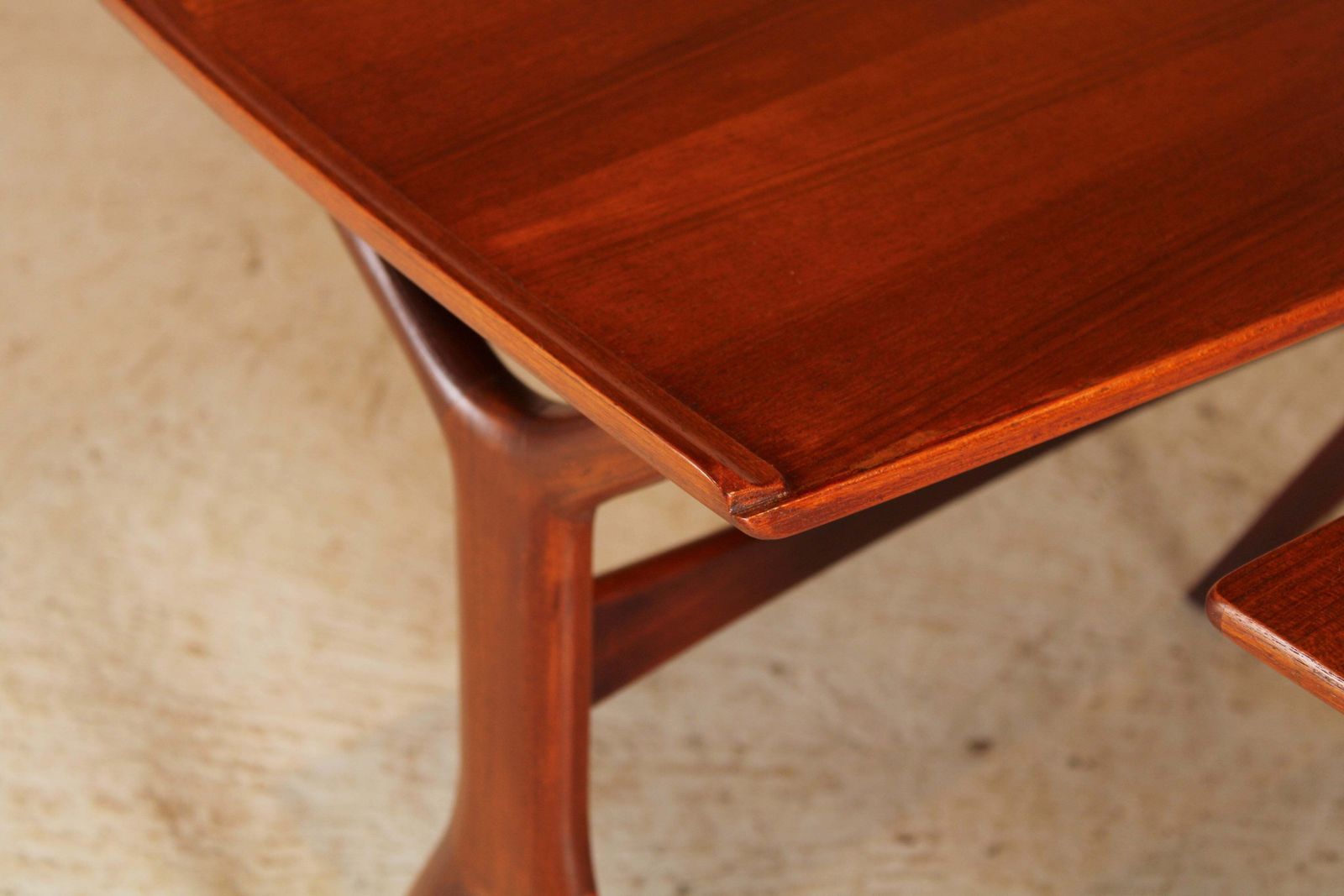 1450.0 Danish Mid Century Teak Nest Of Tables By Johannes Andersen For Cfc Silkeborg, Circa 1960s photo