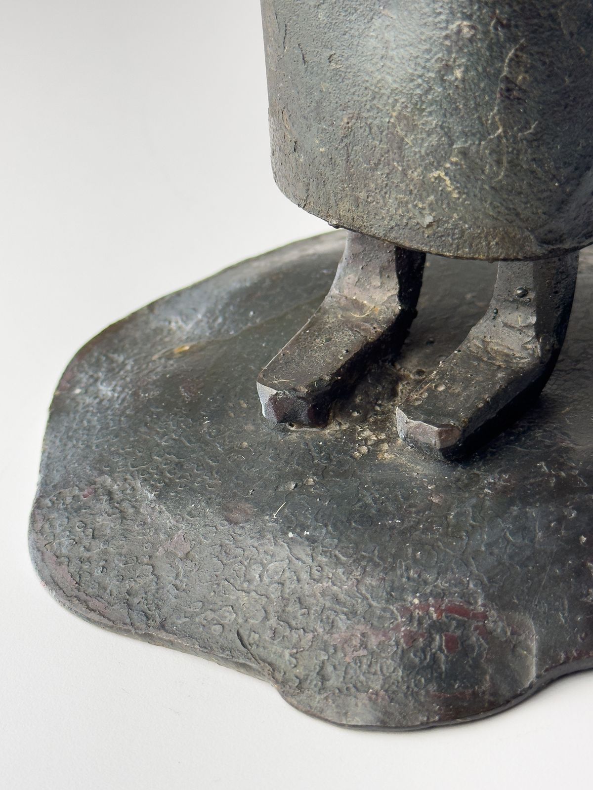 Vintage Brutalist Sculpture "Monk" By Salvino Marsura, Italy 1970s photo for sale