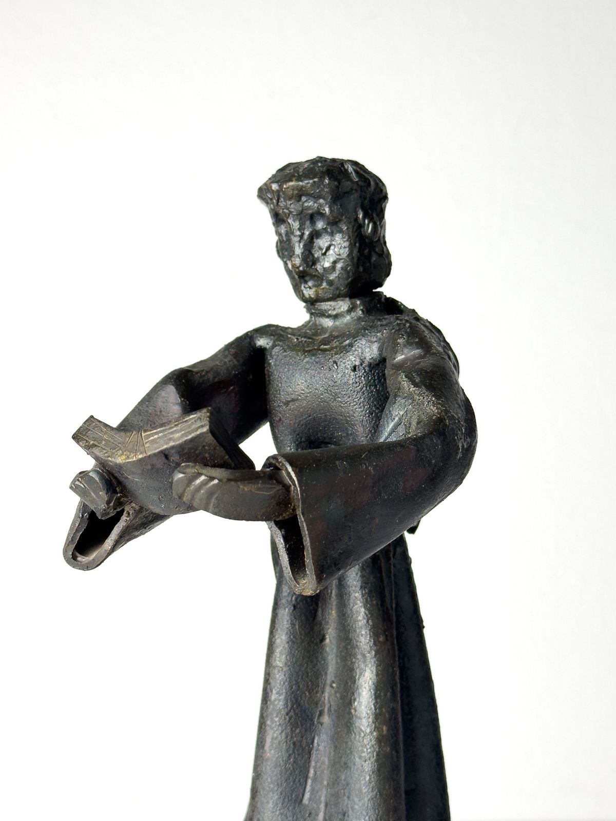 Vintage Brutalist Sculpture "Monk" By Salvino Marsura, Italy 1970s photo 1480.0
