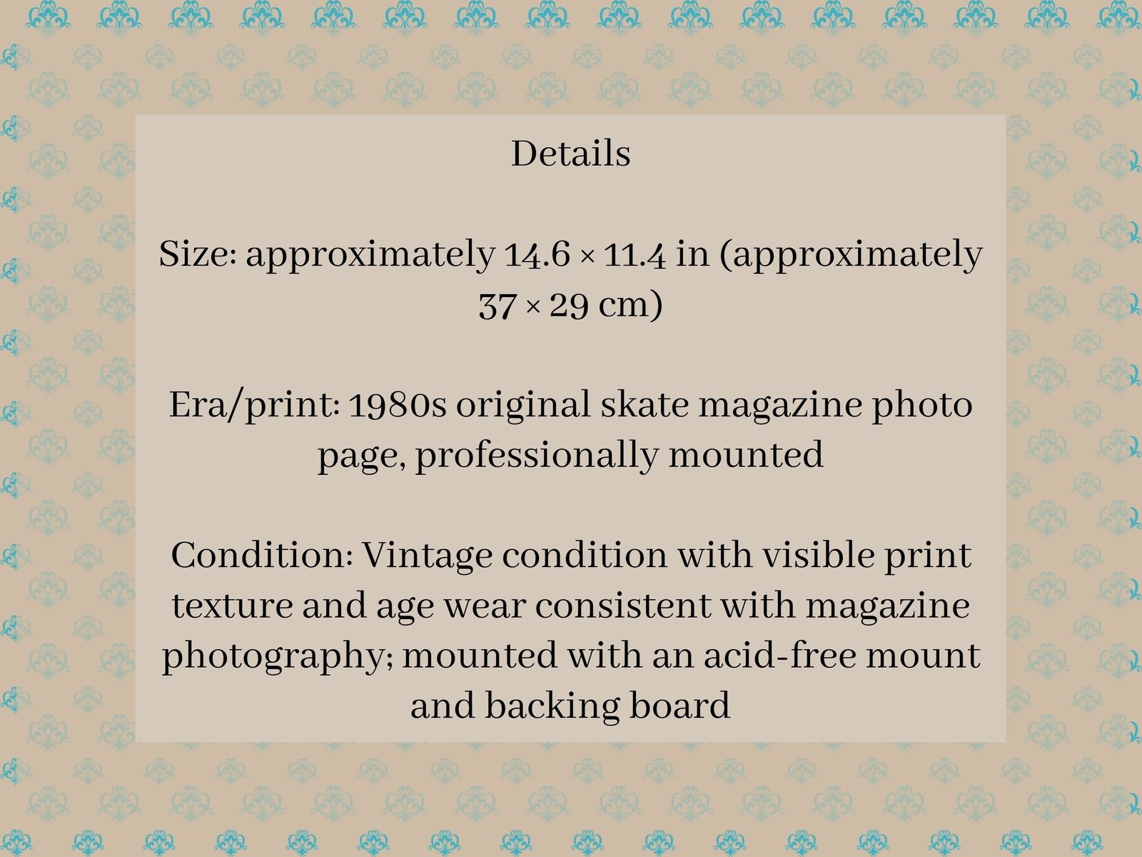 photo furniture Skate Culture Photo Page, 1980s Freestyle Skateboarding Print, Doug Pineapple Saladino G&S Era, Collector Art, San Diego Barrio Linda Vista