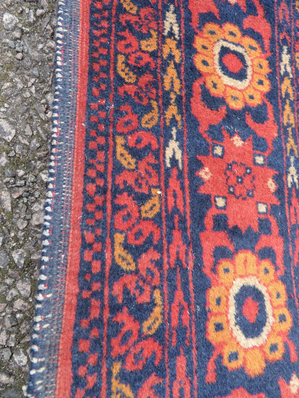 Afghan Herat Rug. West Afghanistan. 153cm X 99cm. photo vintage