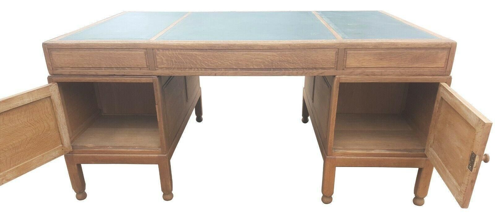 Heals Oak Partners Desk 1920's Heals London photo 3695.0