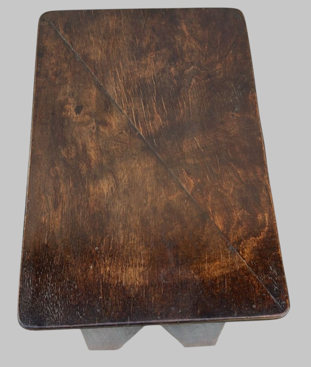 Rare Early C19th English Oak Salt Box photo vinterior