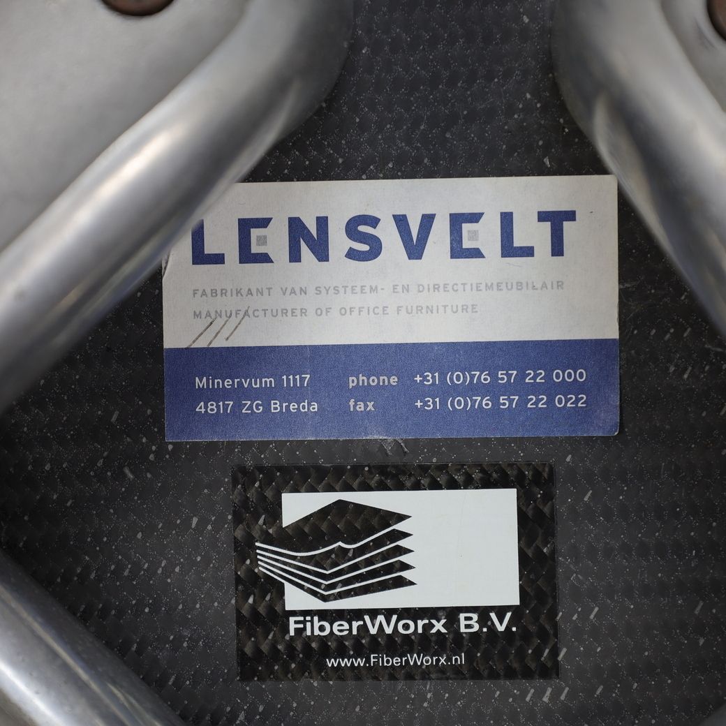 Very Rare Carbon Fibre “Elephant” Lounge Chair Herbert Schultes, Lensvelt photo vintage