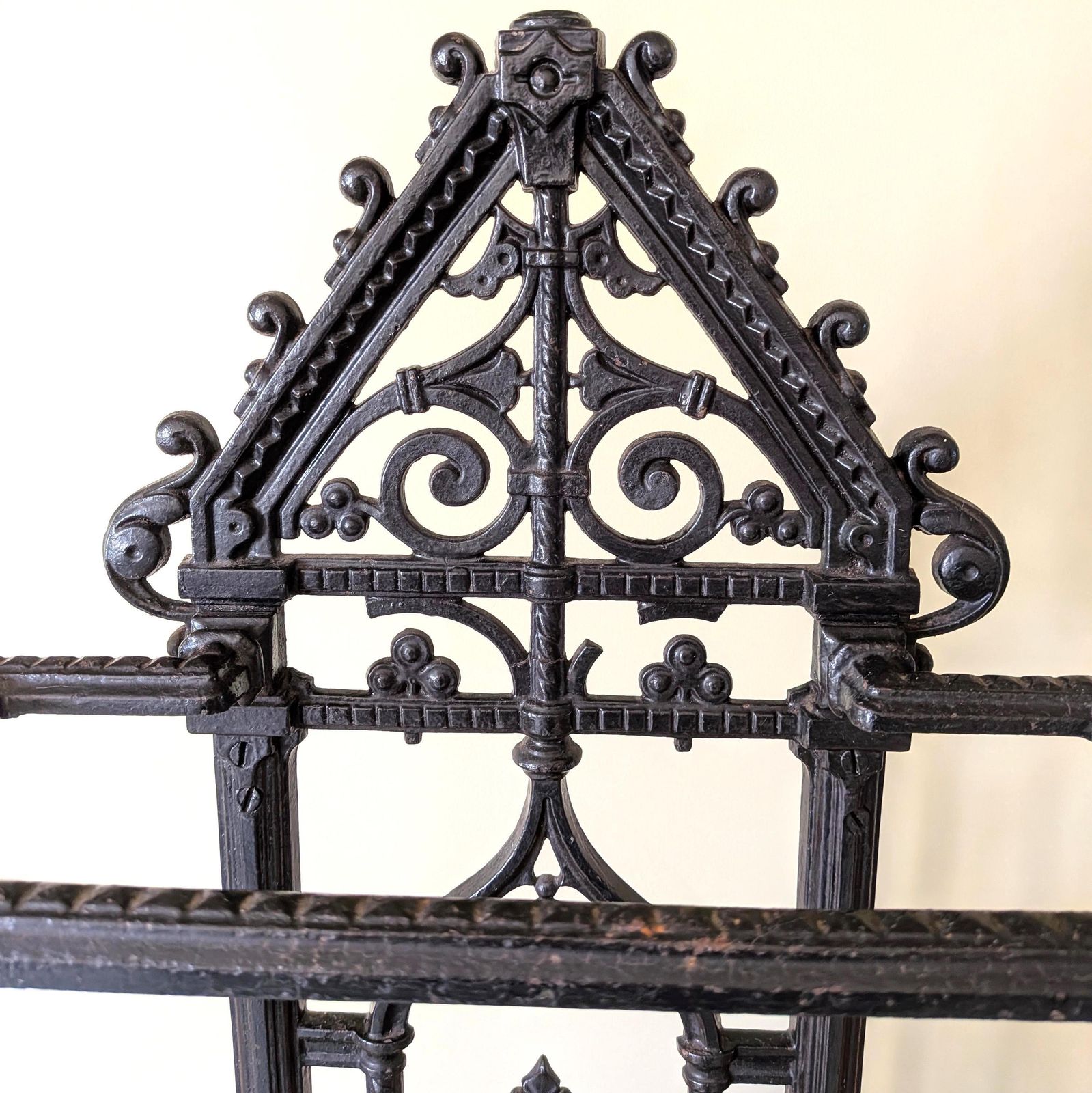 photo furniture Victorian Cast Iron Umbrella Stand Or Stick Stand C1870