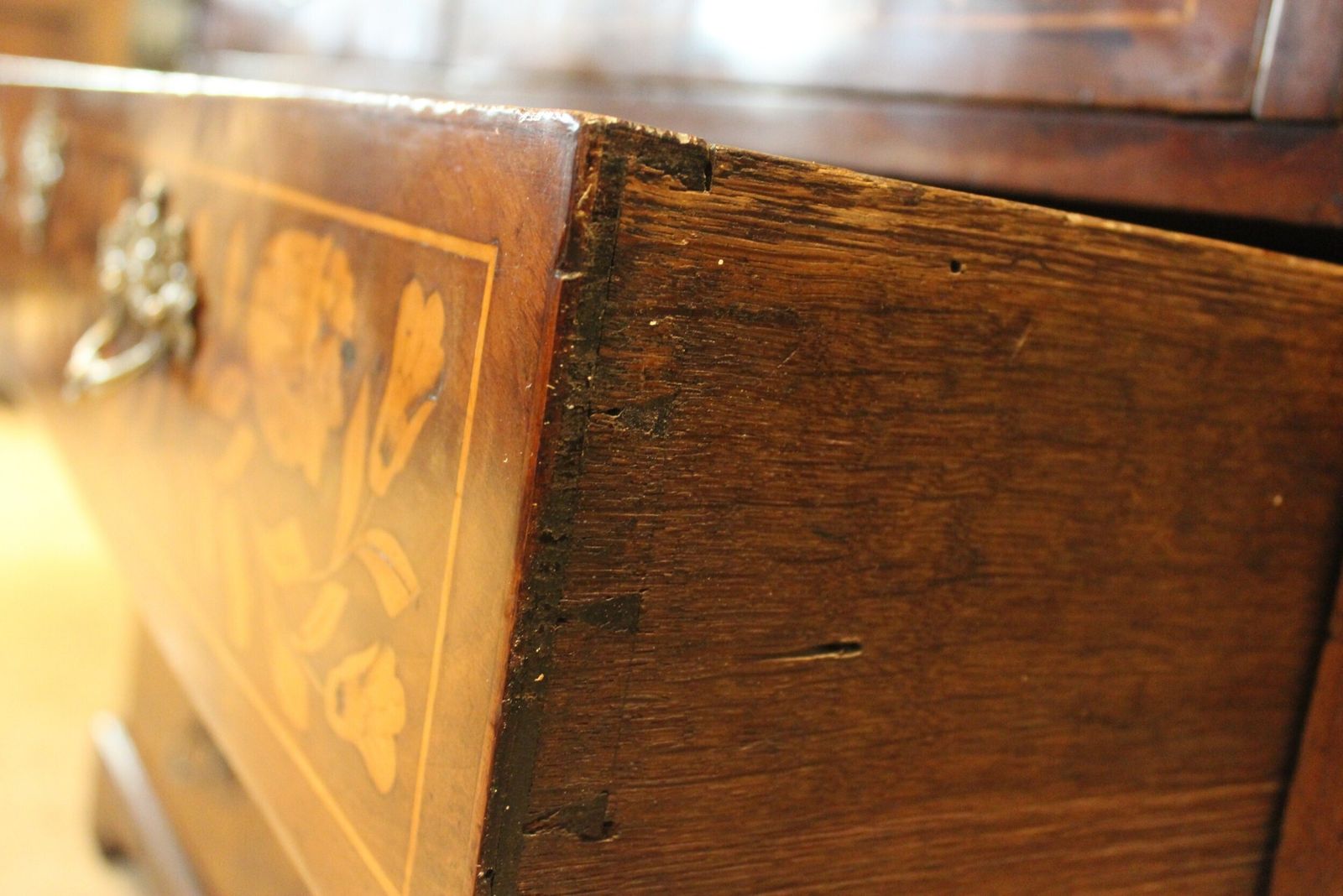photo for sale Bureau Stunning George III English Walnut Inlaid C1780