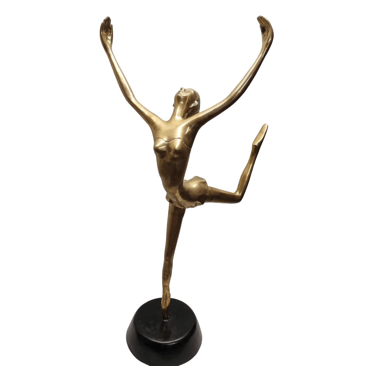 Brass Ballerina In The Style Of Somchai Hattakitkosol, From Around The 1960s photo furniture