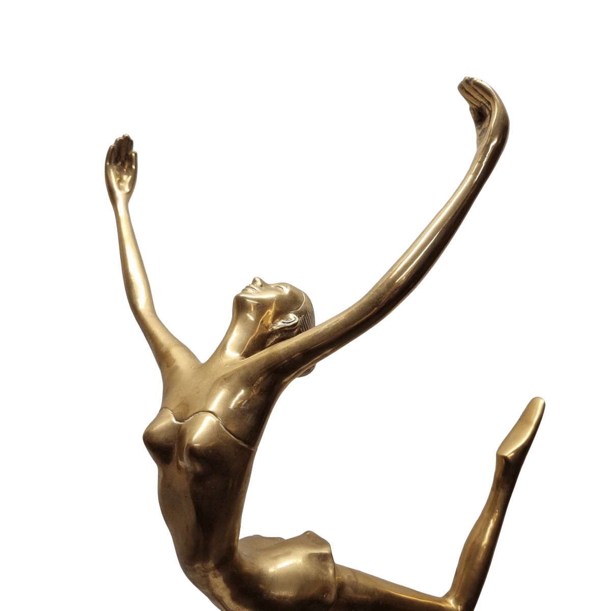 Brass Ballerina In The Style Of Somchai Hattakitkosol, From Around The 1960s photo for sale