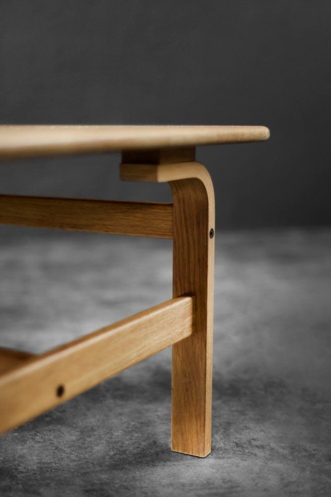 Vintage Scandinavian Oak Coffee Table By Karl Erik Ekselius For Joc Vetlanda, 1960s photo buy
