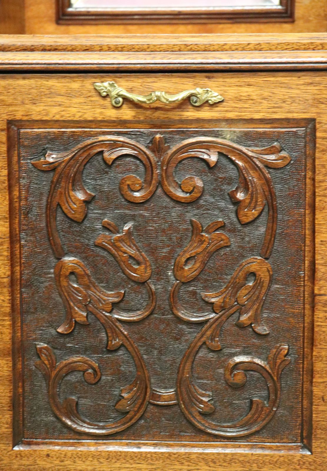 photo for sale Victorian Style! A Lovely Late 19th Century American Walnut Coal Purdonium.