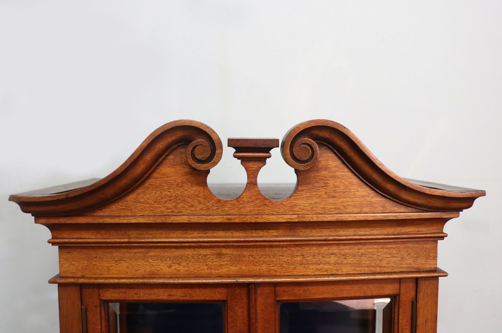 photo furniture A Lovely American Walnut Display Cabinet Of Small Proportions.