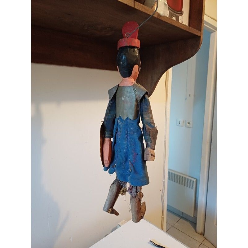 Ancient Asian Minor Puppet "Warrior" photo Home Decor