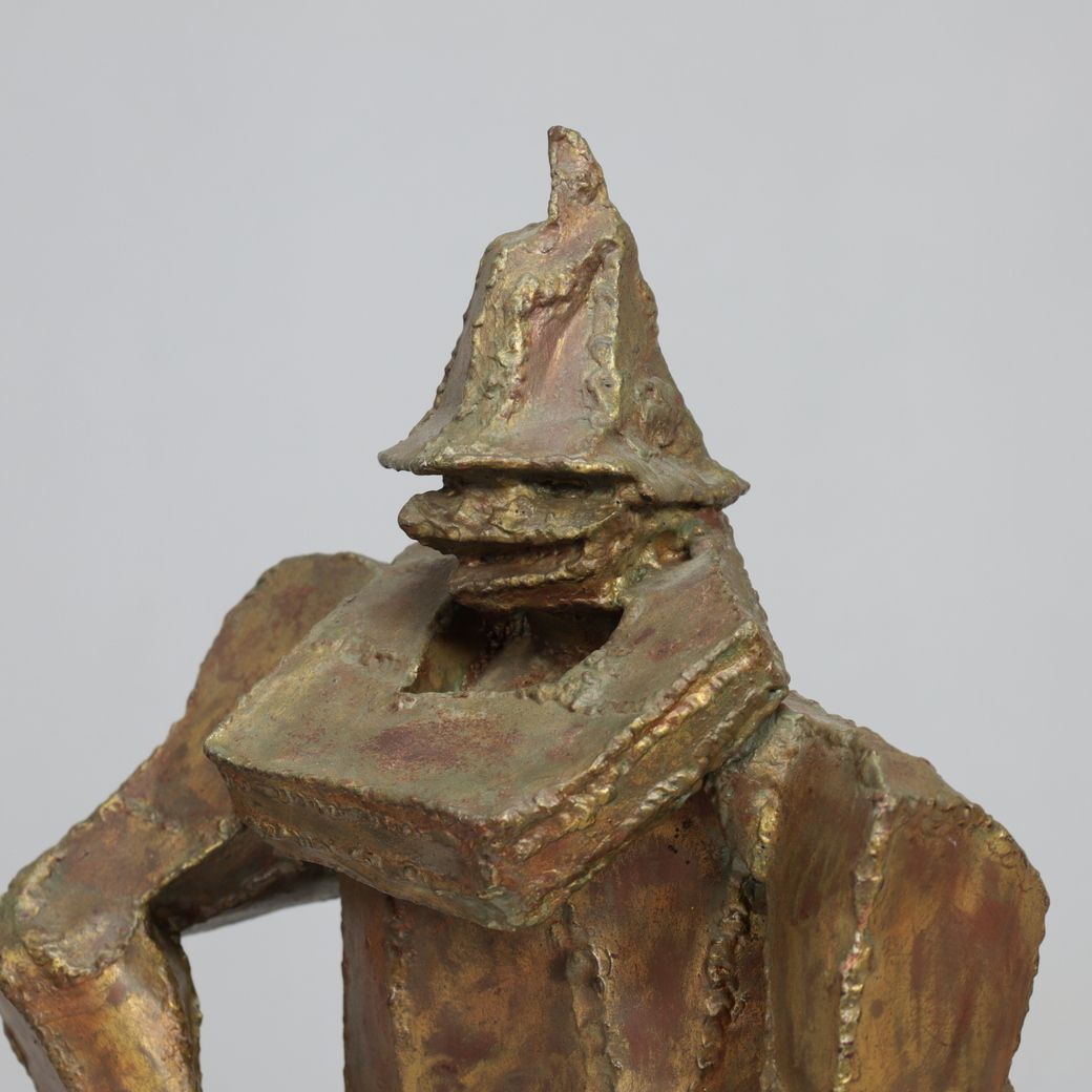 photo furniture “Starke Jâan” Sculpture In Welded Steel By Louk Van Meurs, Netherlands, C. 1970s