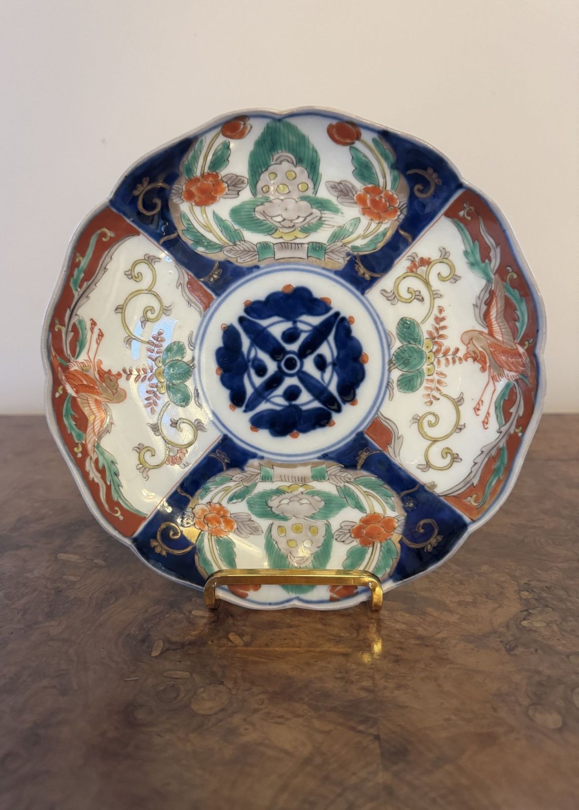 Fantastic Quality Collection Of Five Antique Japnese Imari Plates photo furniture