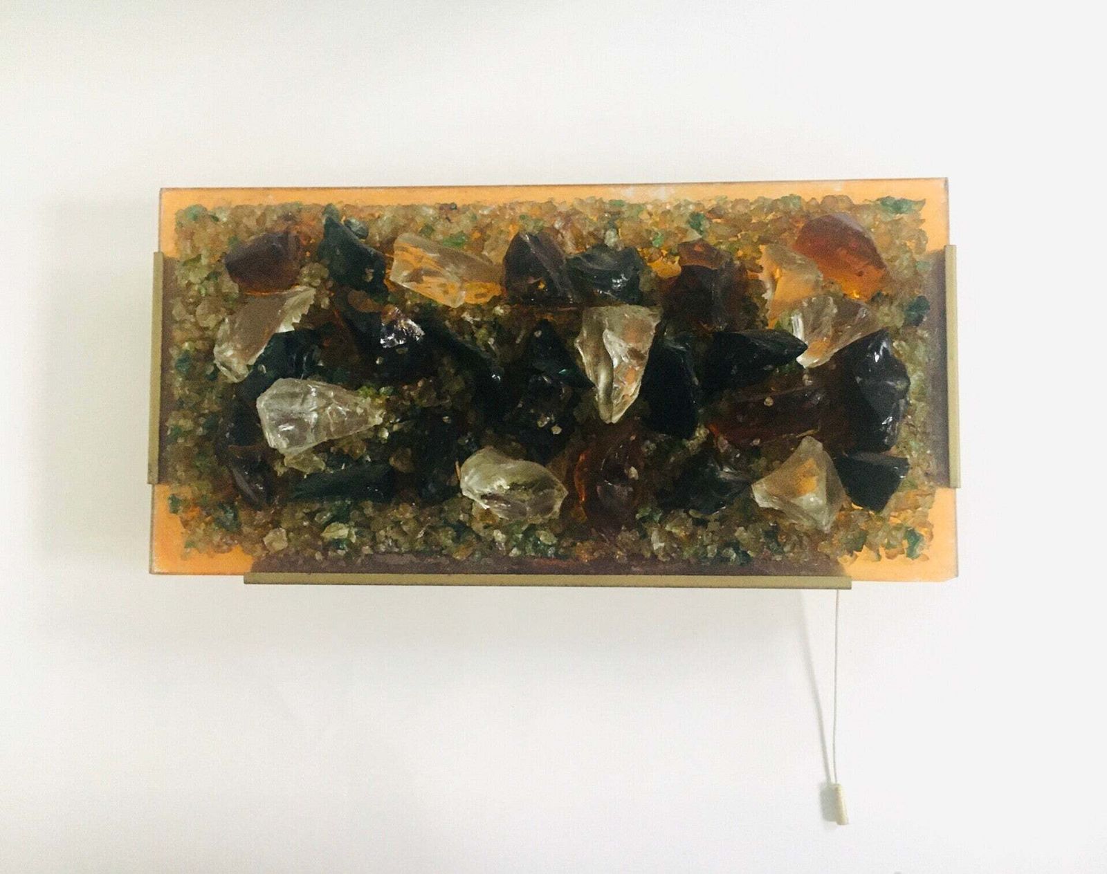 Vintage Design Art Glass Wandlamp Van Cosack Leuchten, Duitsland, Ca. Jaren 1960