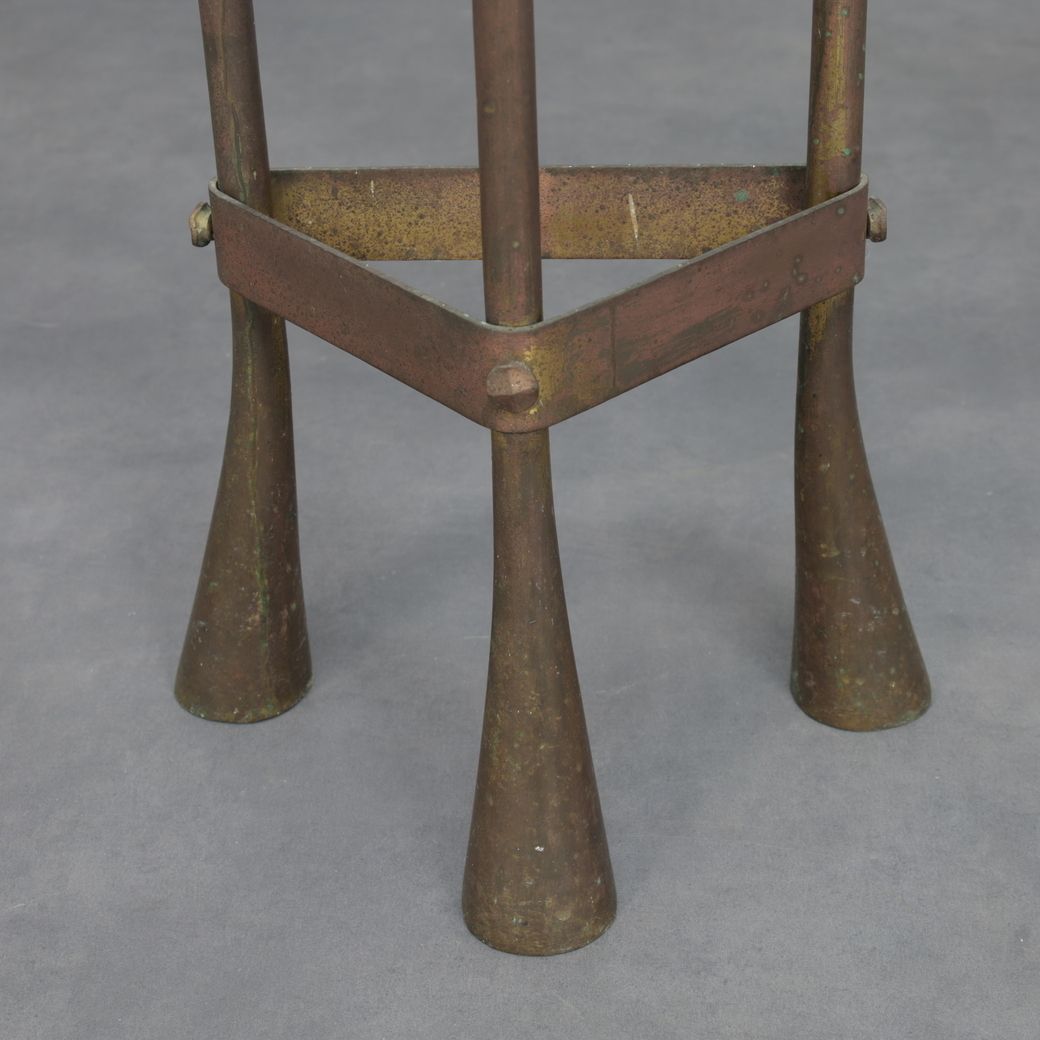 Unique Hand Forged Floor Candelabra, Netherlands, C. 1925–1938 photo vintage