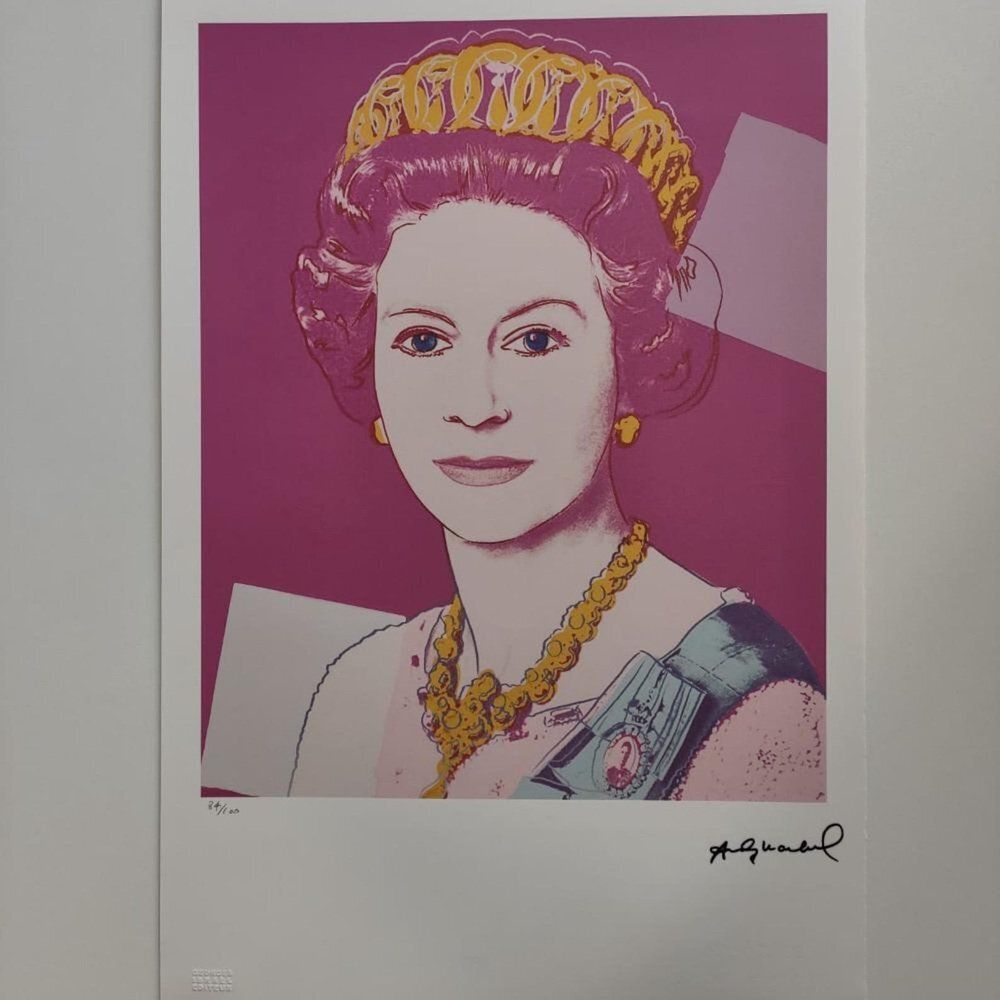 After Andy Warhol, Queen Elizabeth II, 1980s, Print photo Art