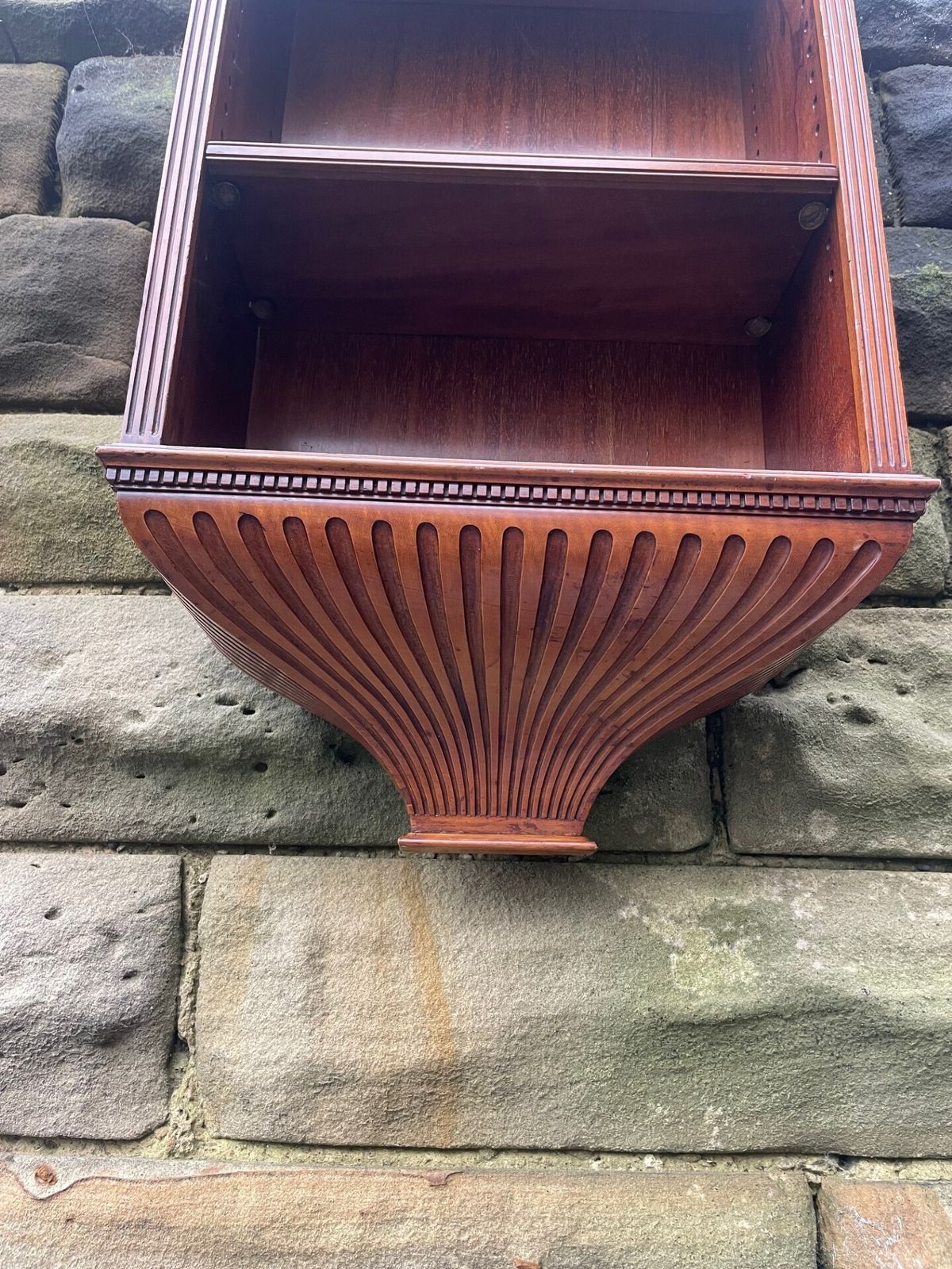 photo furniture Antique Satinwood Wall Shelves