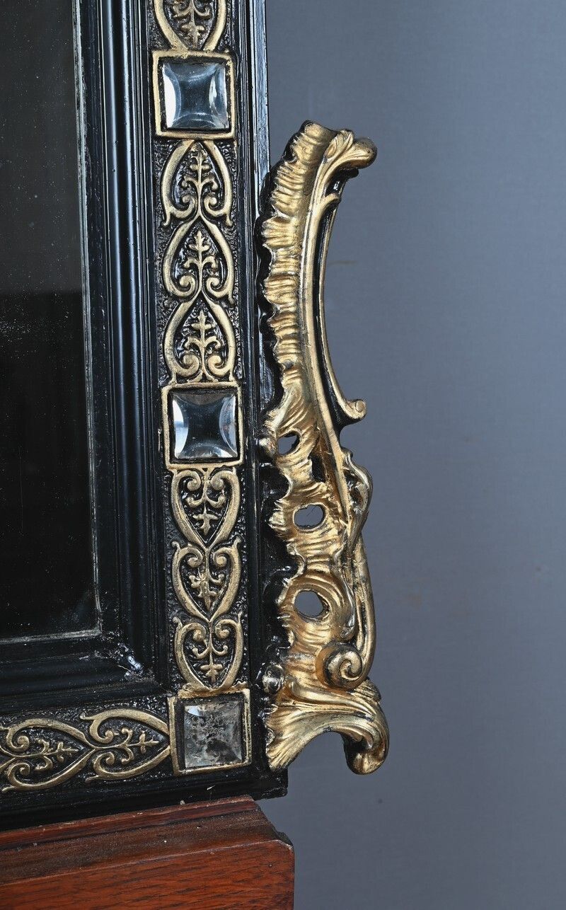 Home Decor Important Mirror With Pediment, Napoleon III Period – 2nd Half Of The 19th Century photo