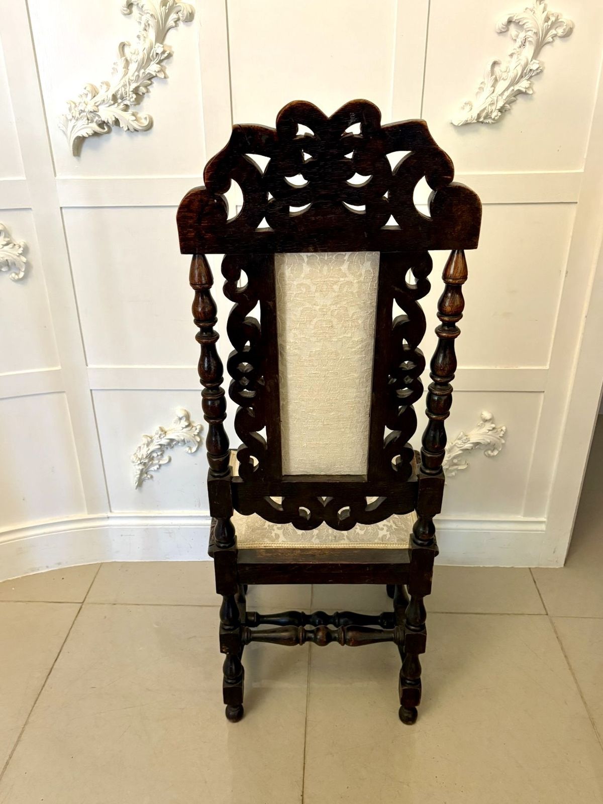 Antique 19th Century Quality Set Of 4 Carved Oak Dining Chairs photo furniture
