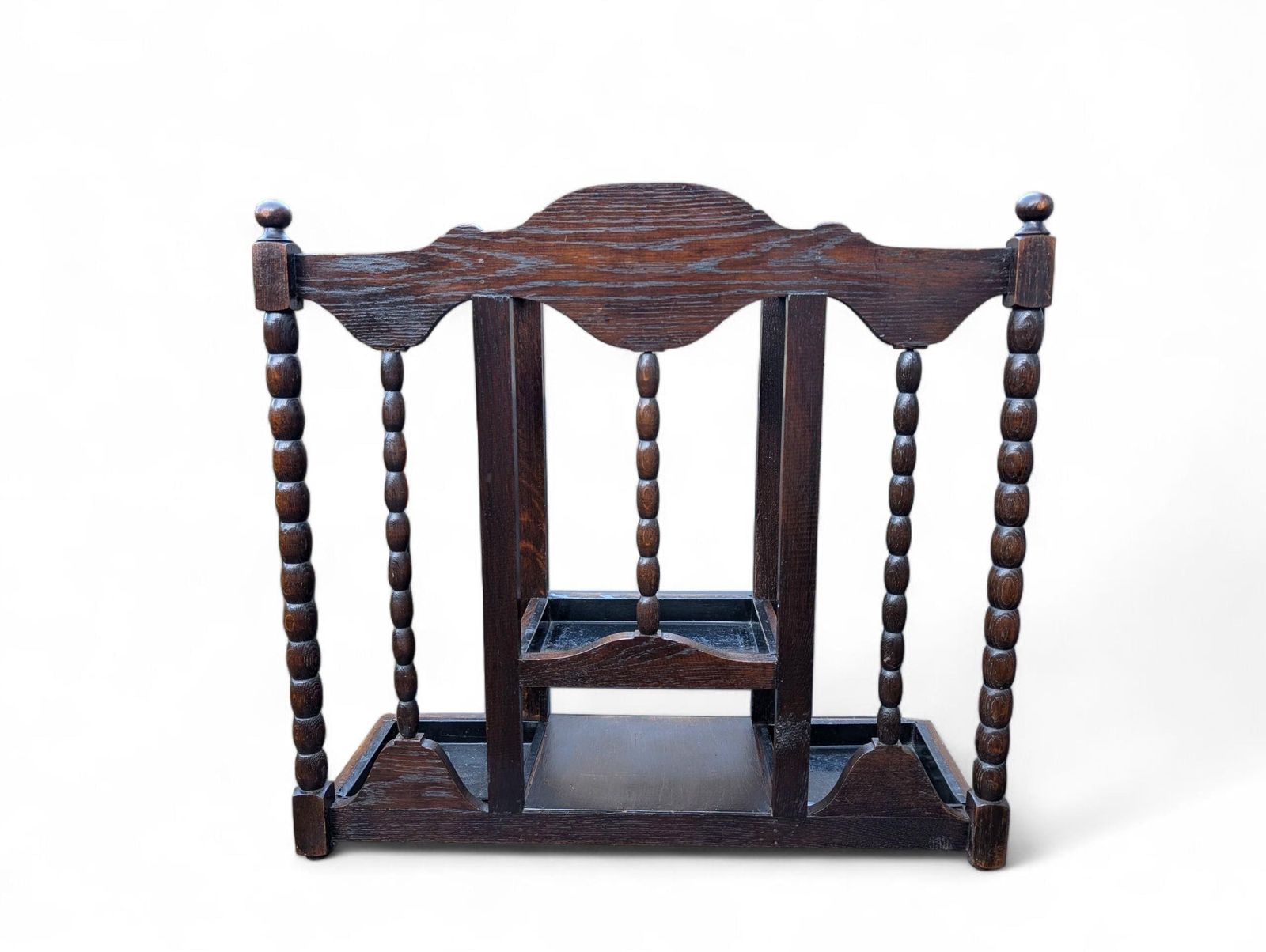 photo buy Arts & Crafts / Gothic Revival Green Man Umbrella Stand In Oak, Ca. 1900 (England)