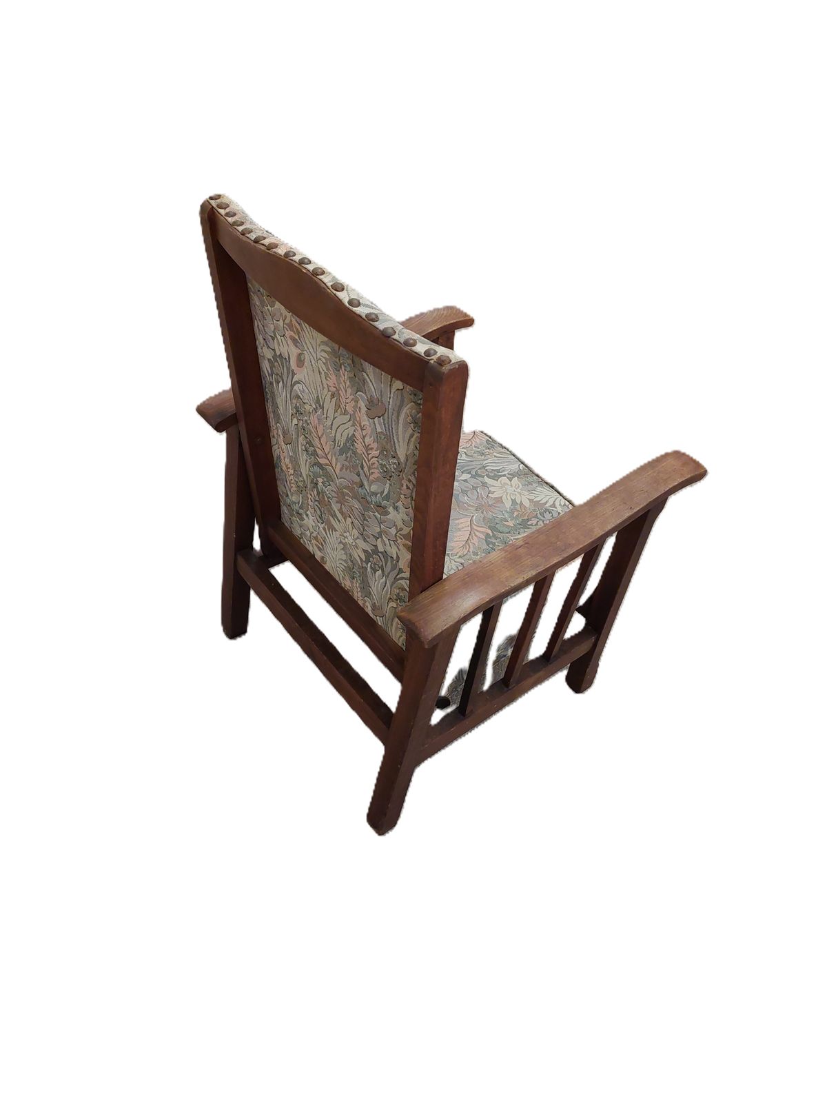 Childs Arts And Crafts Morris Style Upholstered Reclining Chair photo buy