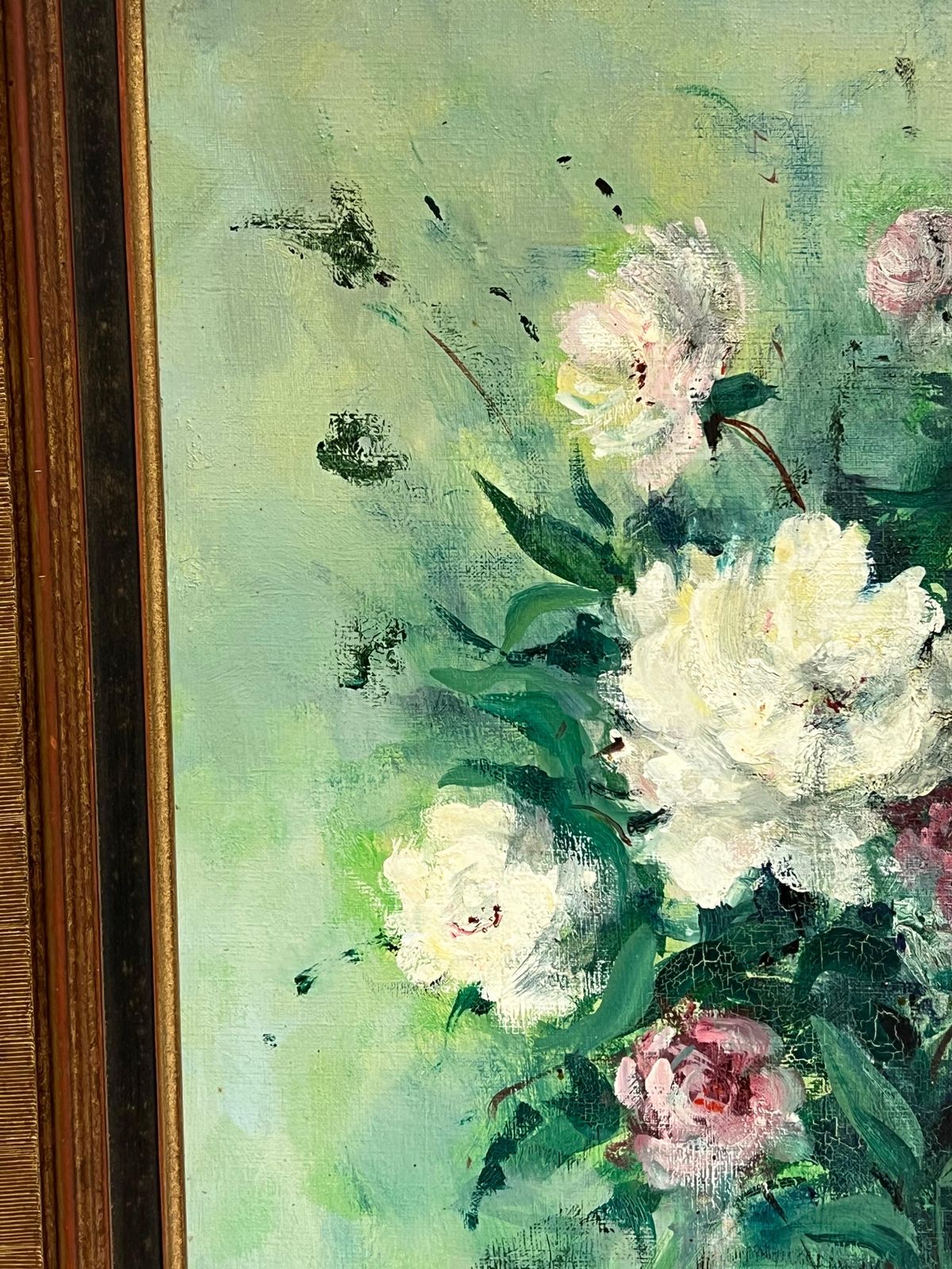 Pierre Piot (1921 1998)large 20th Century French Impressionist Oil Still Life Flowers photo 867.0