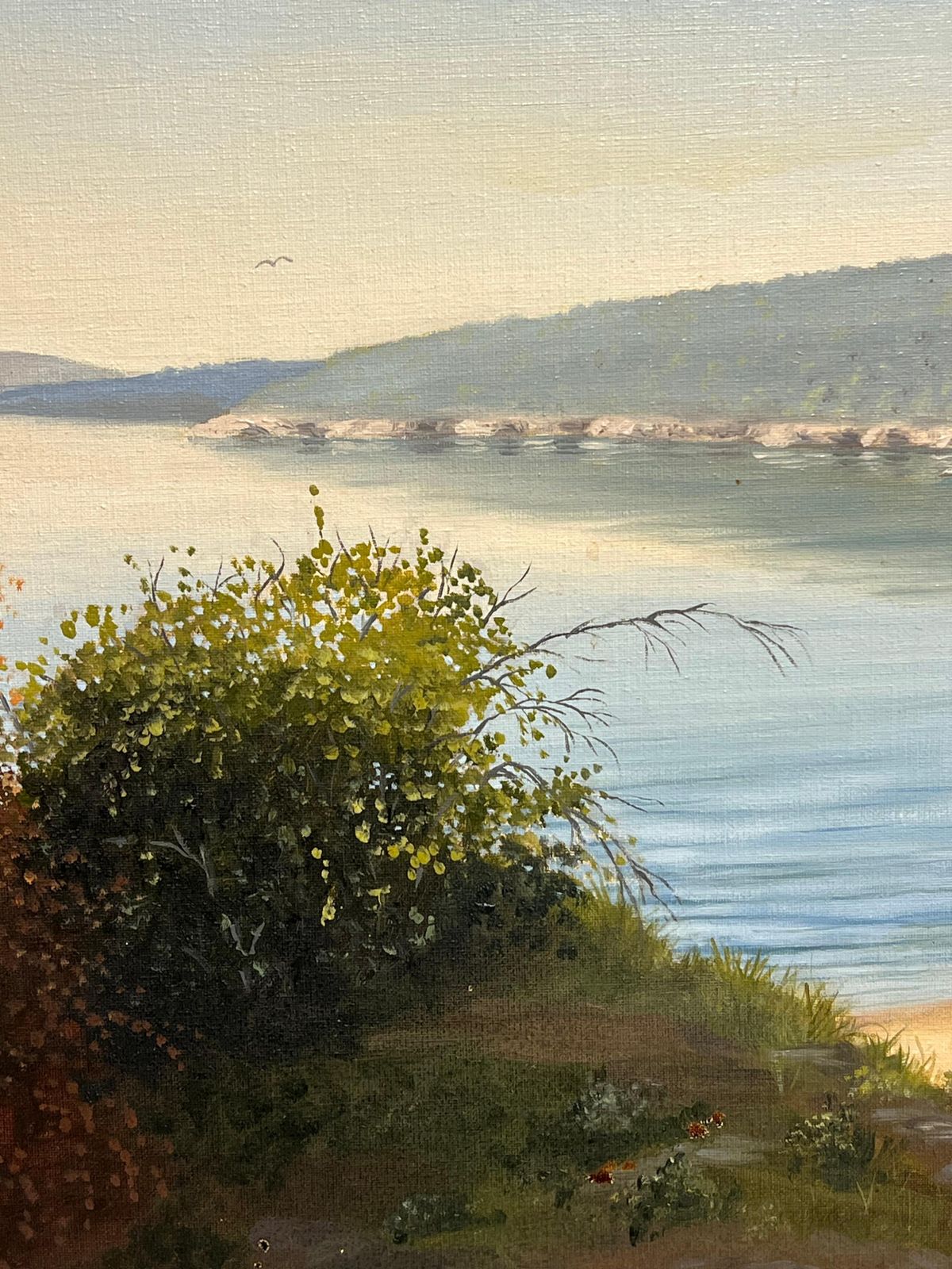 Frederick Chaplin Smithlarge British Coastal Sandy Beach Signed Oil Painting Listed Artist1953 photo 1069.0