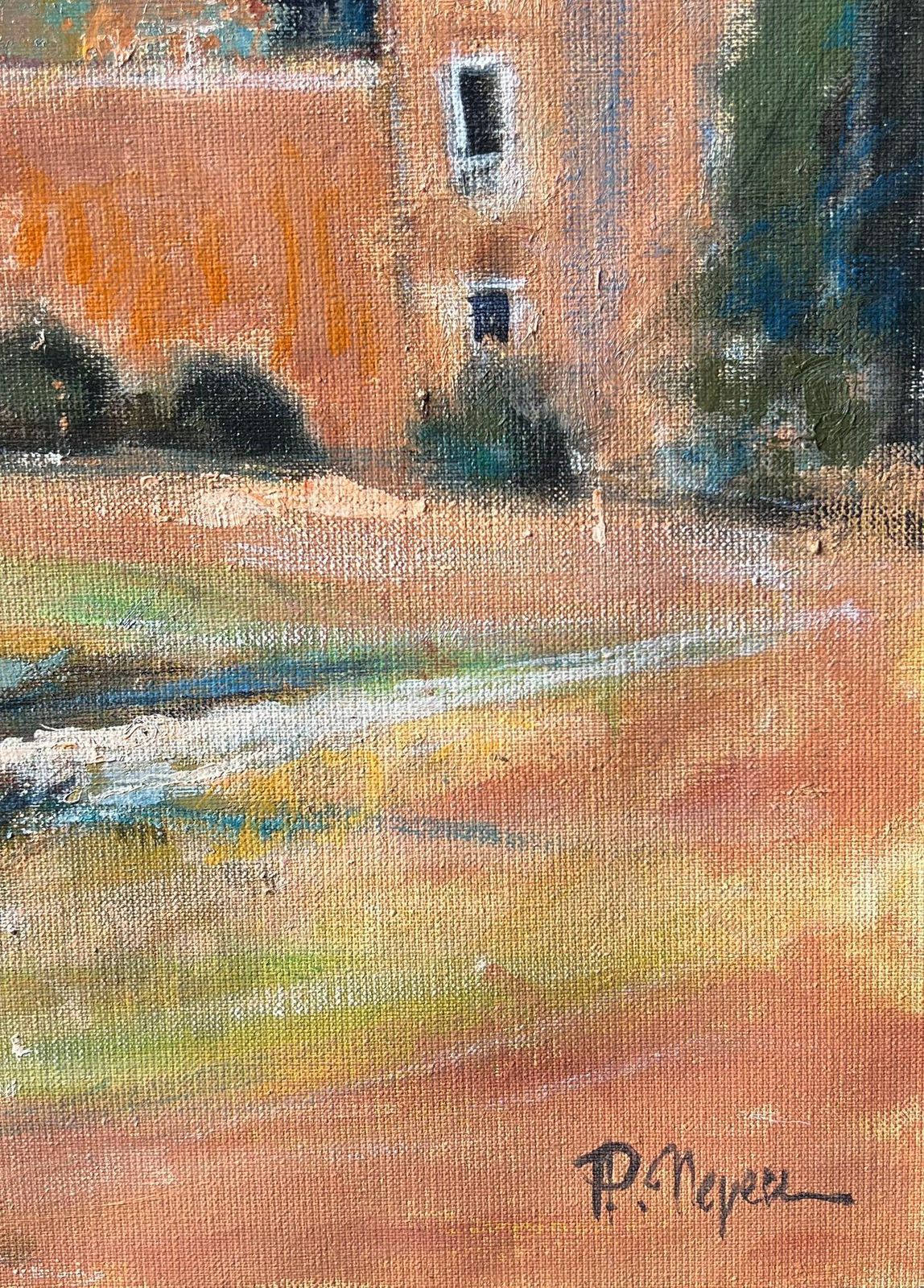 photo furniture Pierre Neveuhuge French Contemporary Oil Painting Bonnieux Luberon Provence Village