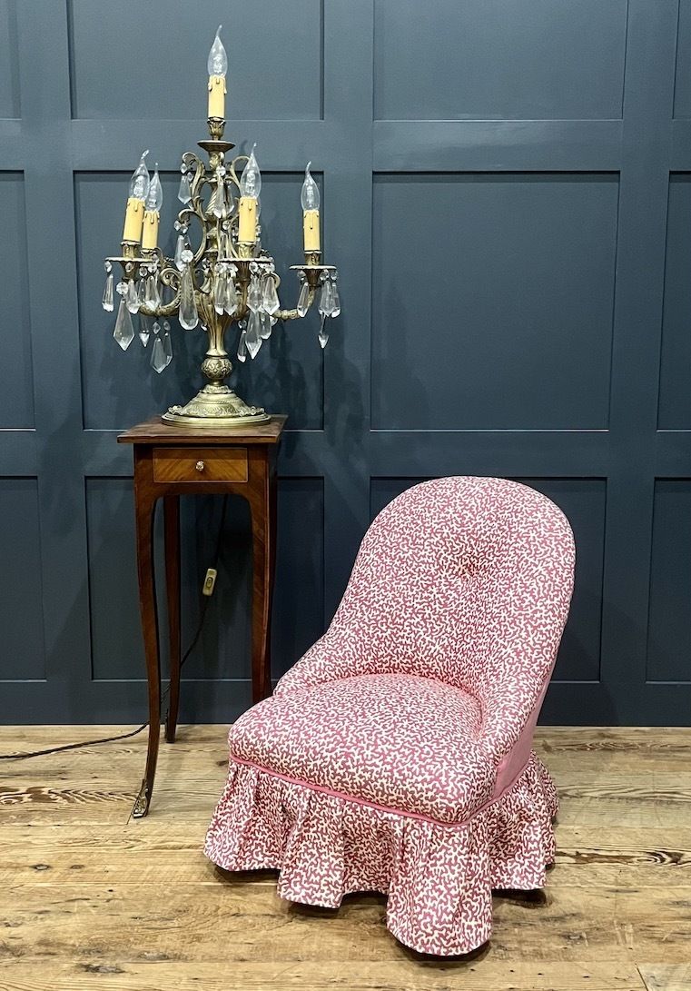 An English Victorian Ironback Child's Chair