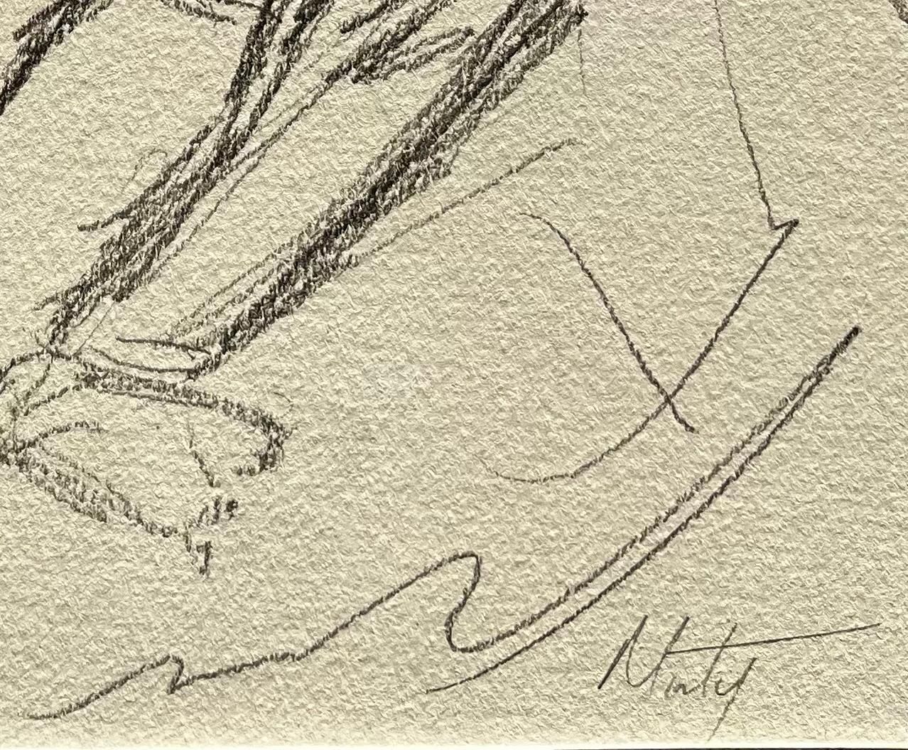Minty Ramseyreclining Nude Male Figure Sketch In Pencil On Paper2025 photo buy