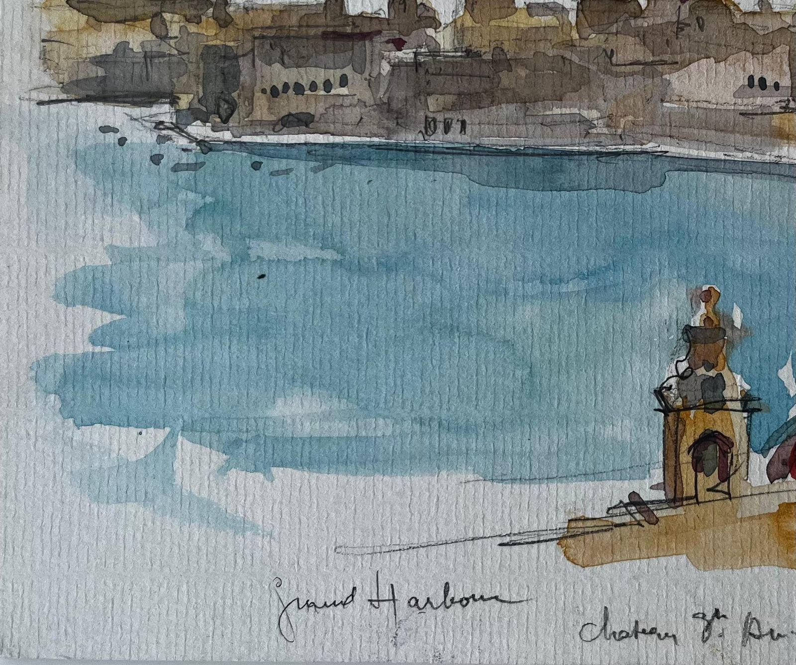 Pierre Neveuvalletta Grand Harbour Fort St Angelo And Barrakka Gardens Mediterranean photo vinterior
