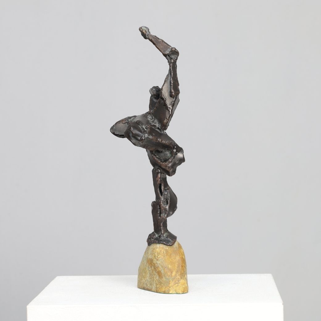 Bronze Sculpture By Dutch Artist Hugo Hol, 1970s photo furniture