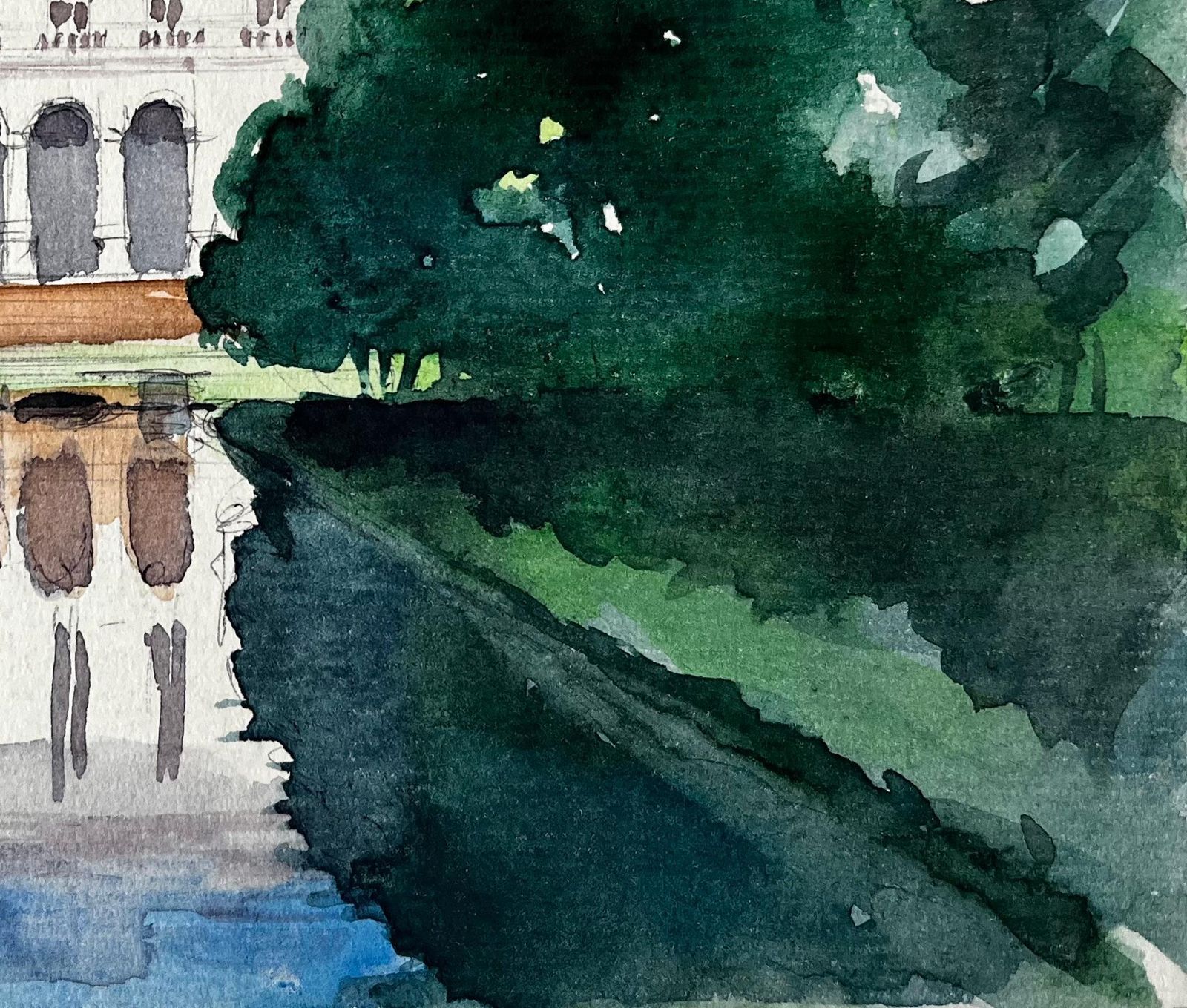 Pierre Neveuabbaye De Royaumont French Abbey Reflected In Garden Pool photo 570.0