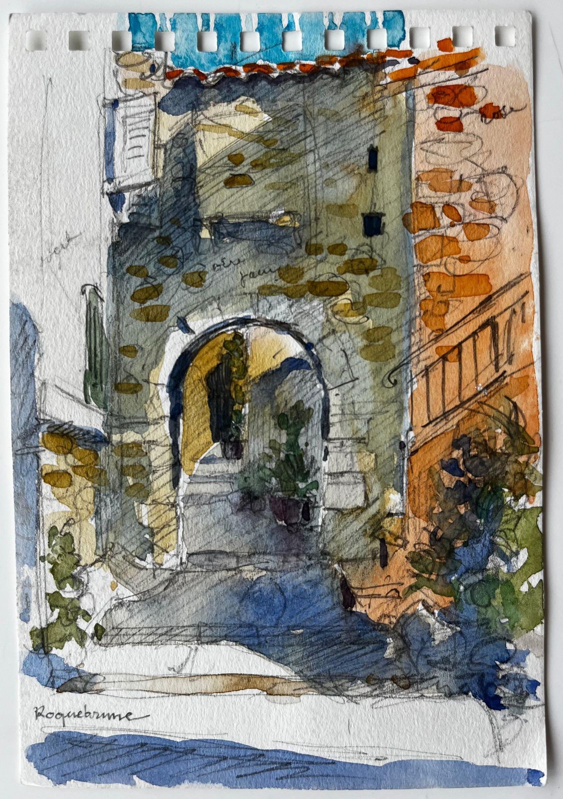Pierre Neveuroquebrune Archway And Sunlit Passage French Riviera Architectural Study photo furniture