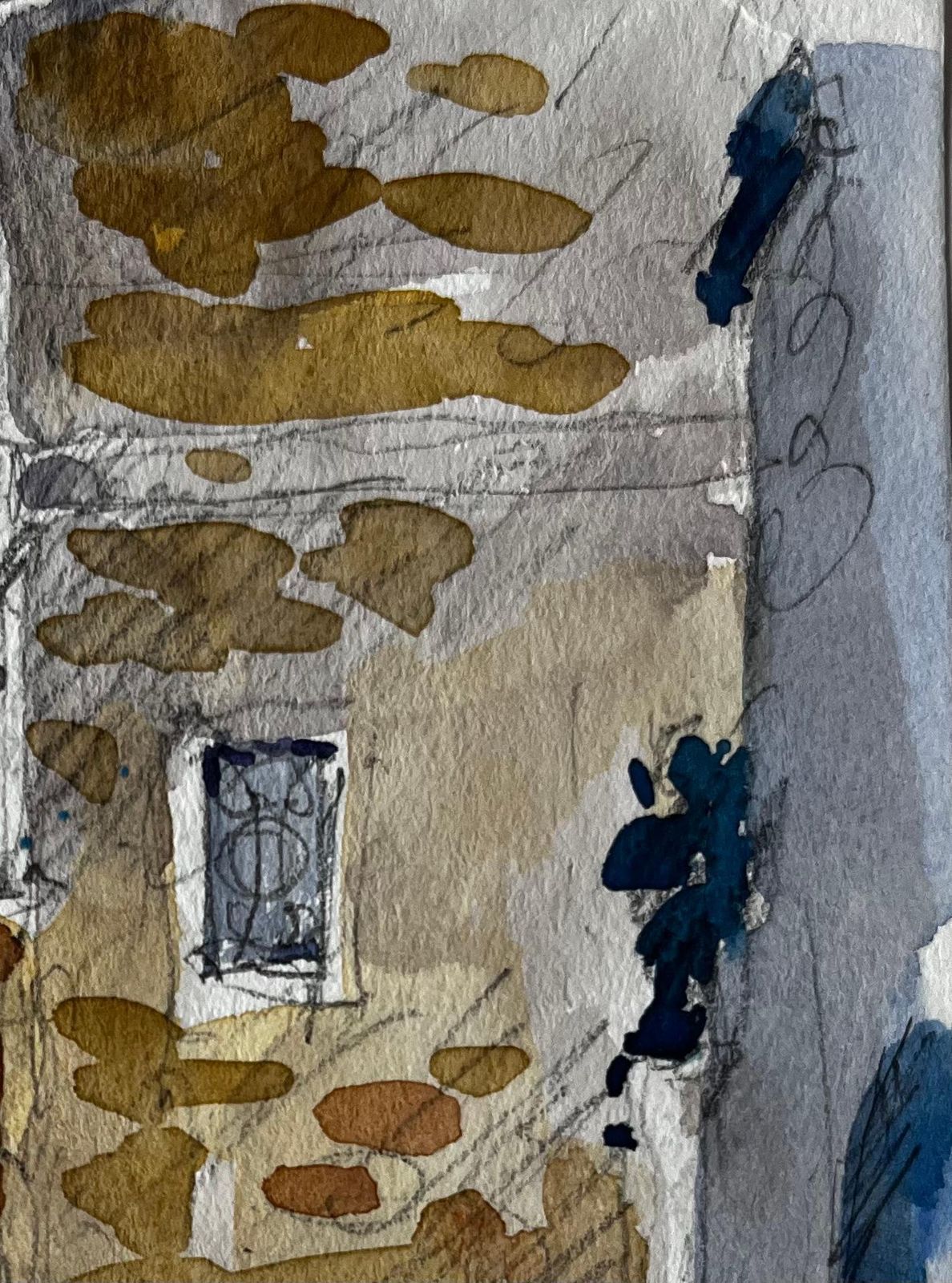 Pierre Neveuroquebrune Stone Archway And Sunlit Facade French Riviera Street Scene photo Art