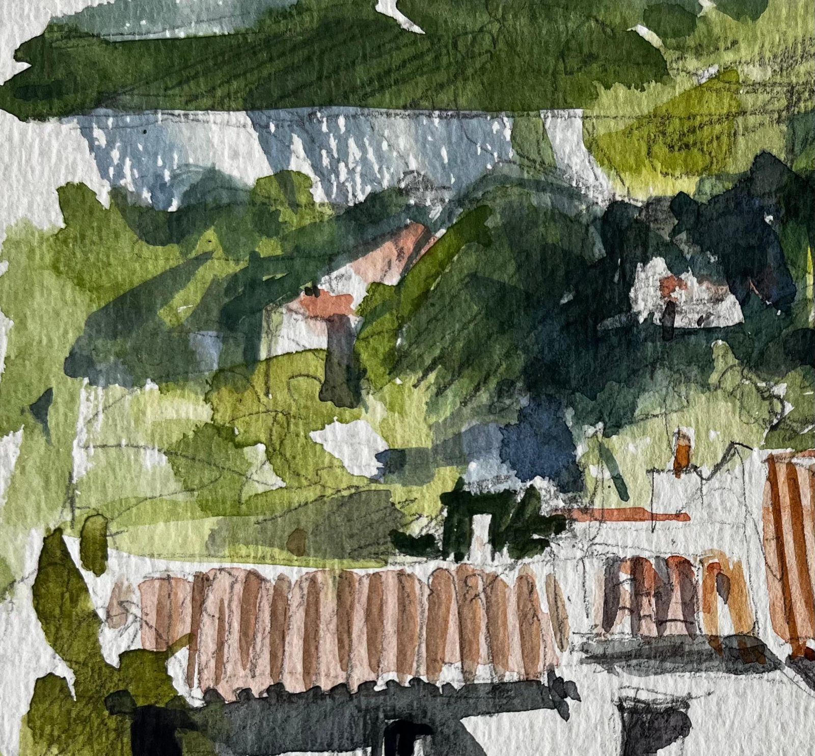 Pierre Neveucountryside Houses Near Château De Culinon French Landscape photo vinterior