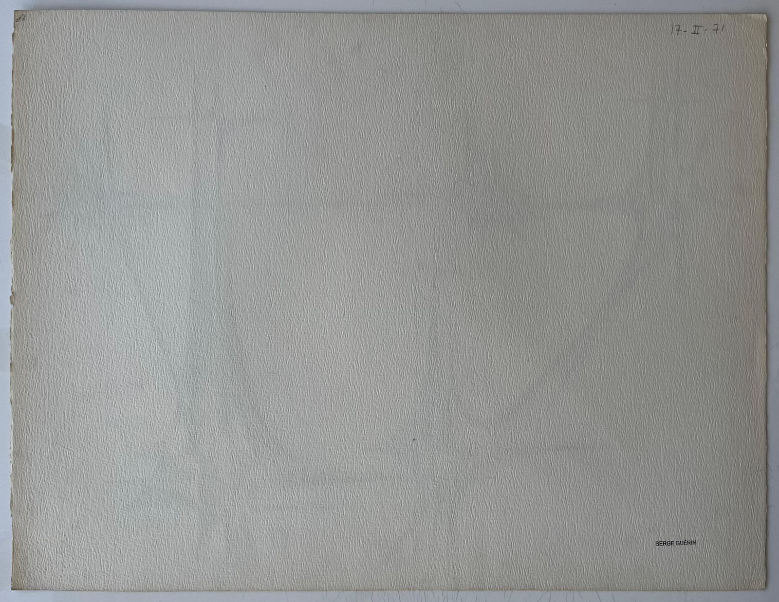 Serge Guerin (1916)mid Century French Architectural Abstract Ink Drawing Signed Sg photo vintage