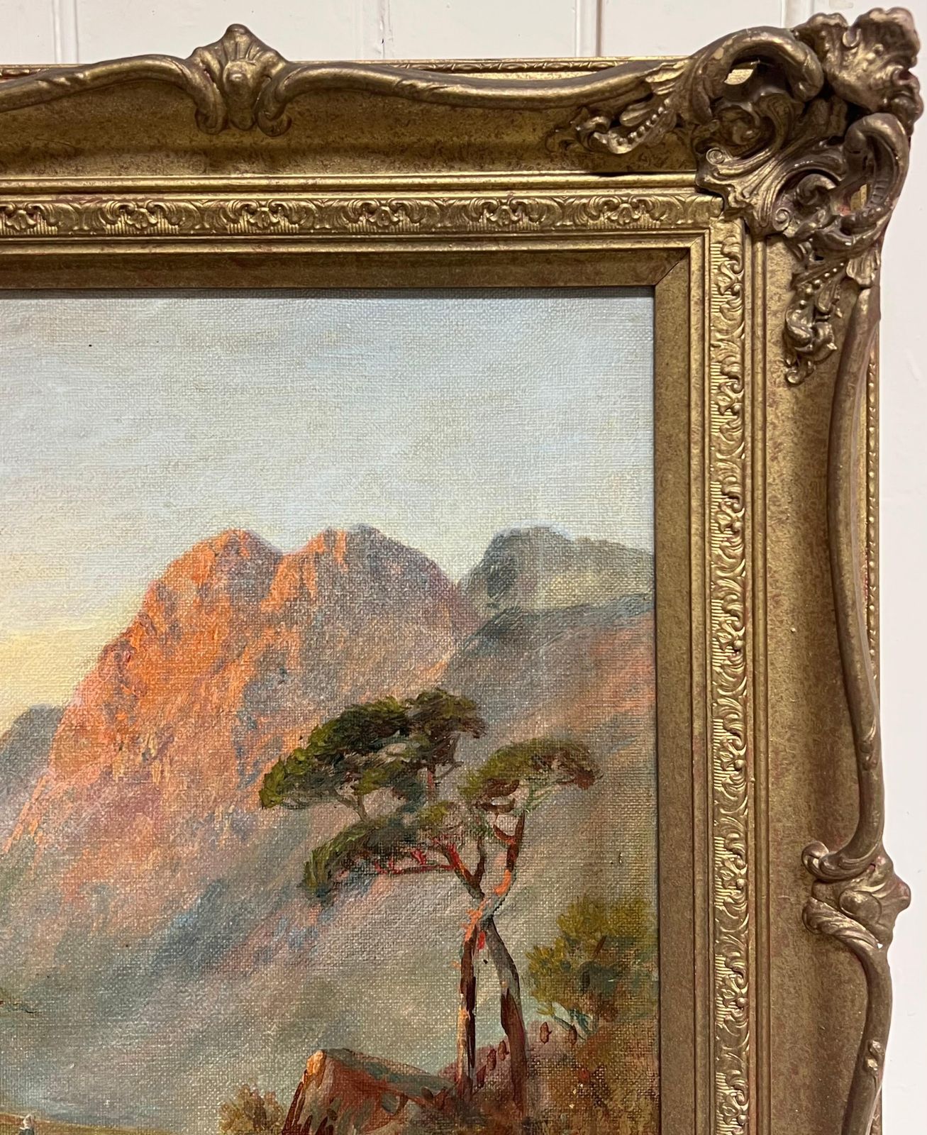 F. E. Jamiesonantique Oil Scottish Highlands Oil Painting The Pass At Killiecrankie Pitlochry1920's photo 1725.0
