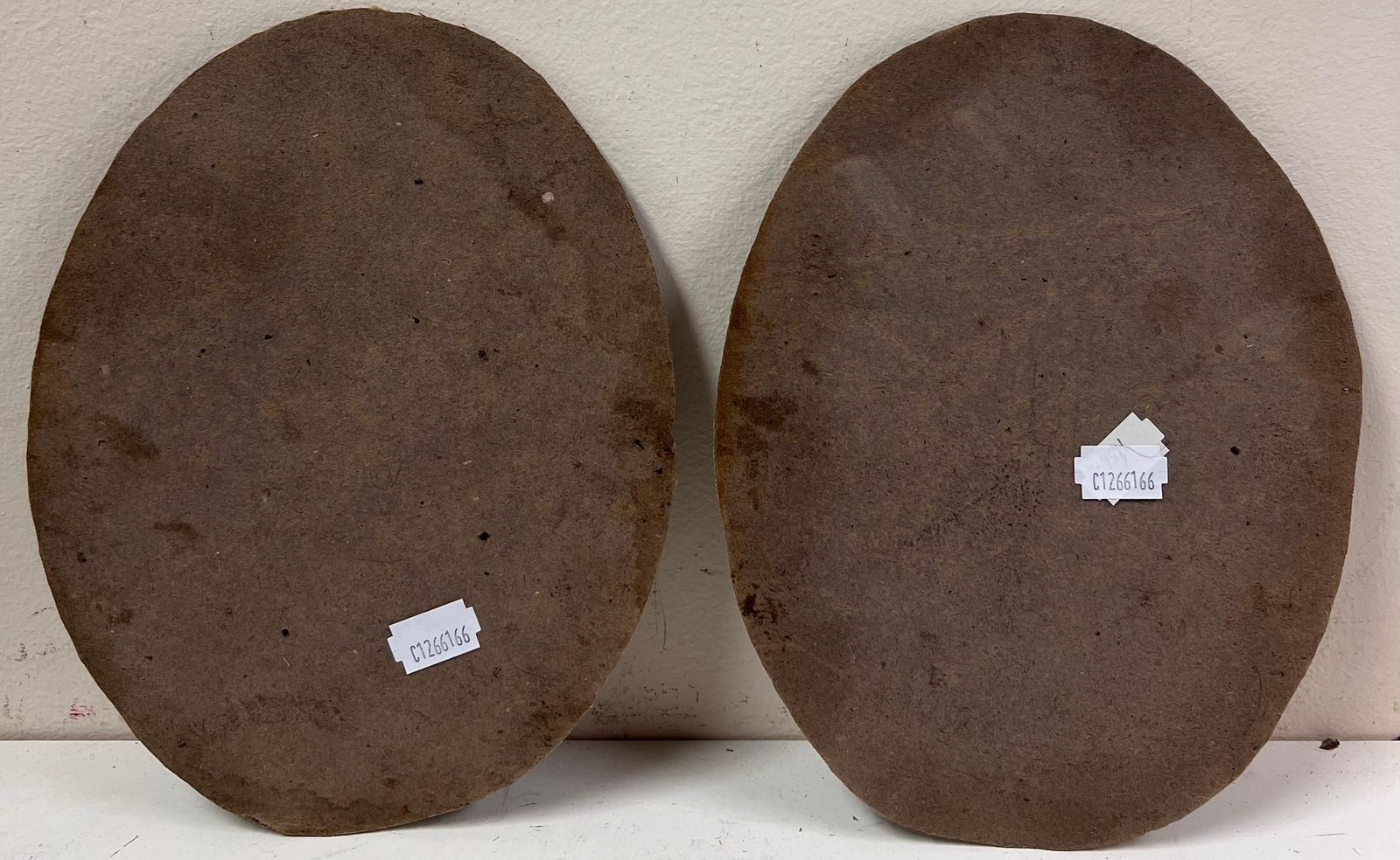English Georgianfine Antique Pair 18th Century English Portraits Of Husband & Wife Oval Oils X 21780's photo buy