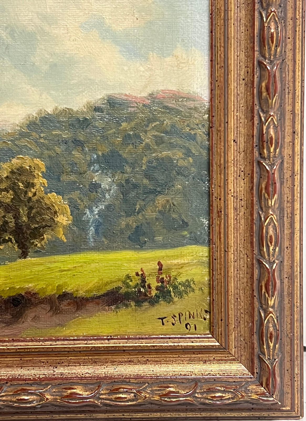 Thomas Spinksfine Victorian English Oil Painting Tranquil Pastoral Landscape With Cattle 18911891 photo Art
