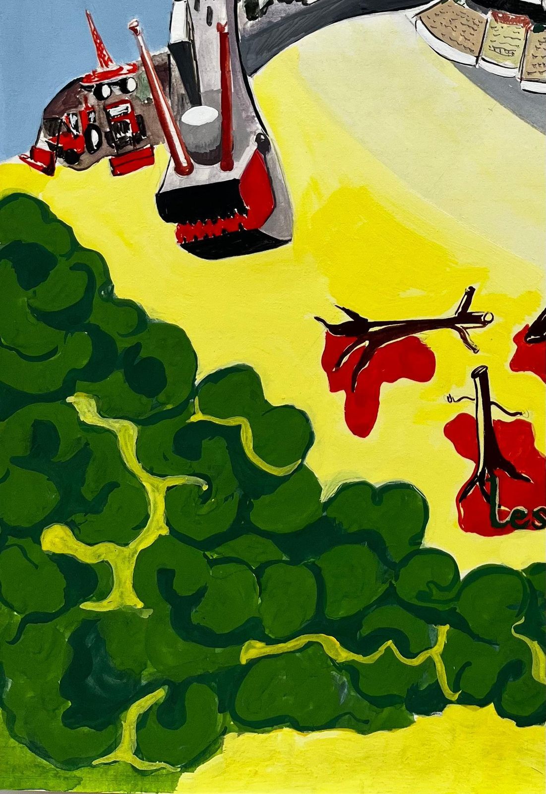 Guy Nicodla Ville Ce Monstre Dévorant Urban Monster Poster Design French Modernist photo 682.0