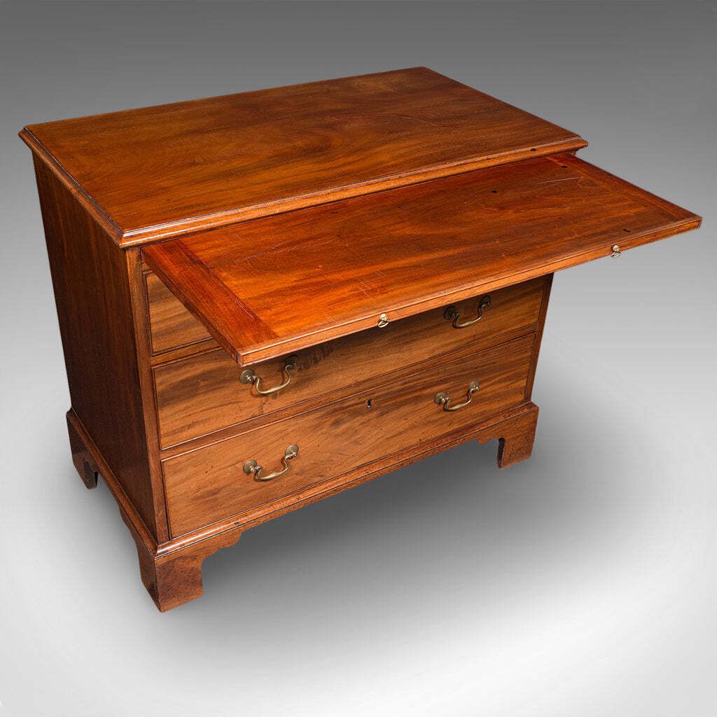 Antique Bachelor's Chest Of Drawers English Master Bedroom Tallboy Georgian photo buy