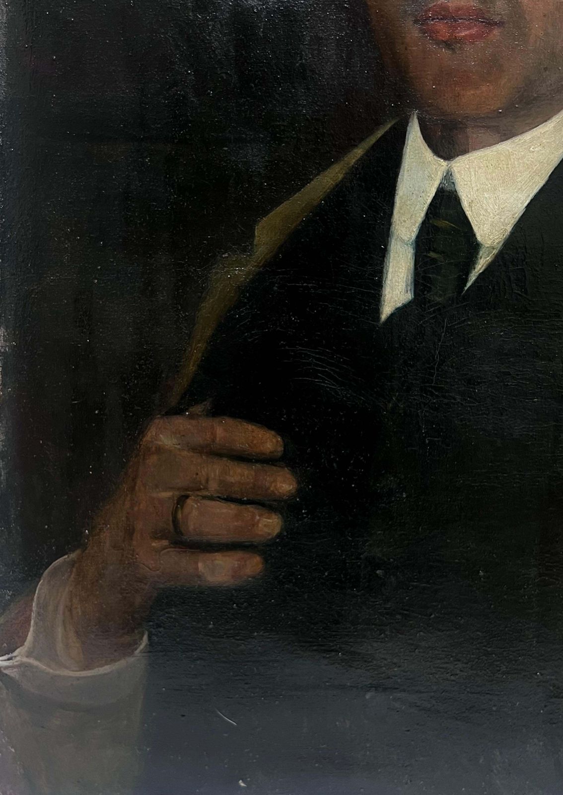 French School19th Century French Signed Oil Painting Portrait Of Distinguished Gentleman photo 916.0