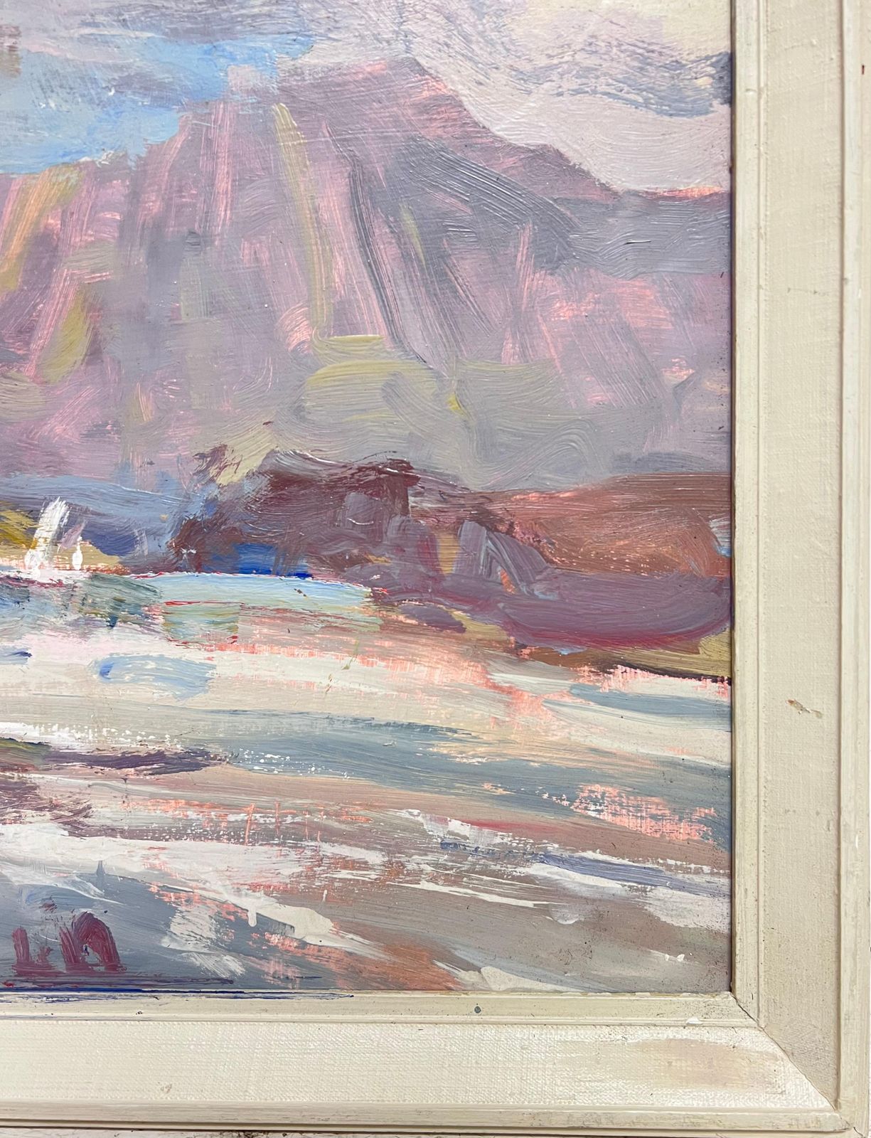 William B Dealtryfine British Impressionist Antique Oil Painting Scottish Highlands Ben Nevis photo for sale
