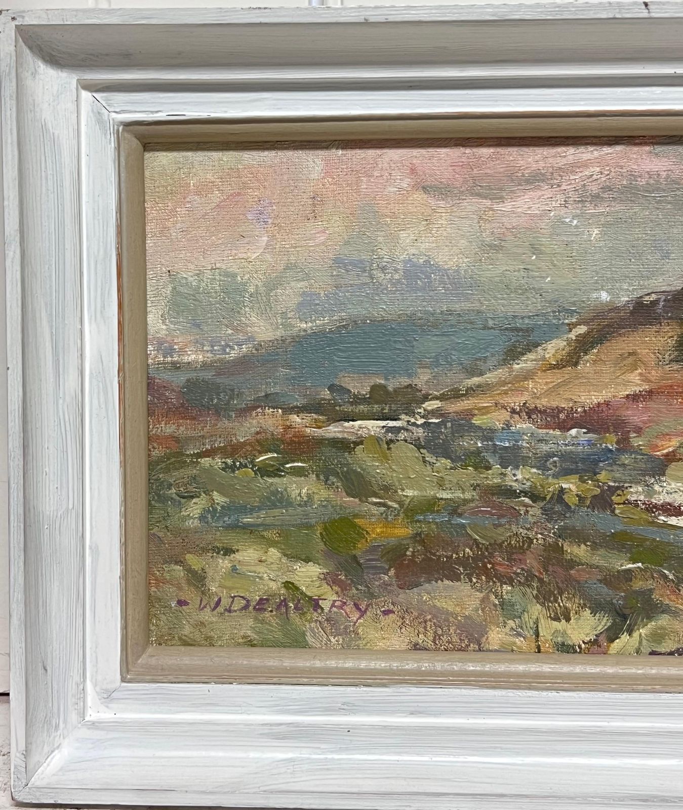 William B Dealtrythe Waters Of Leith Scottish Impressionist Signed Oil Painting 20th Century photo 702.0