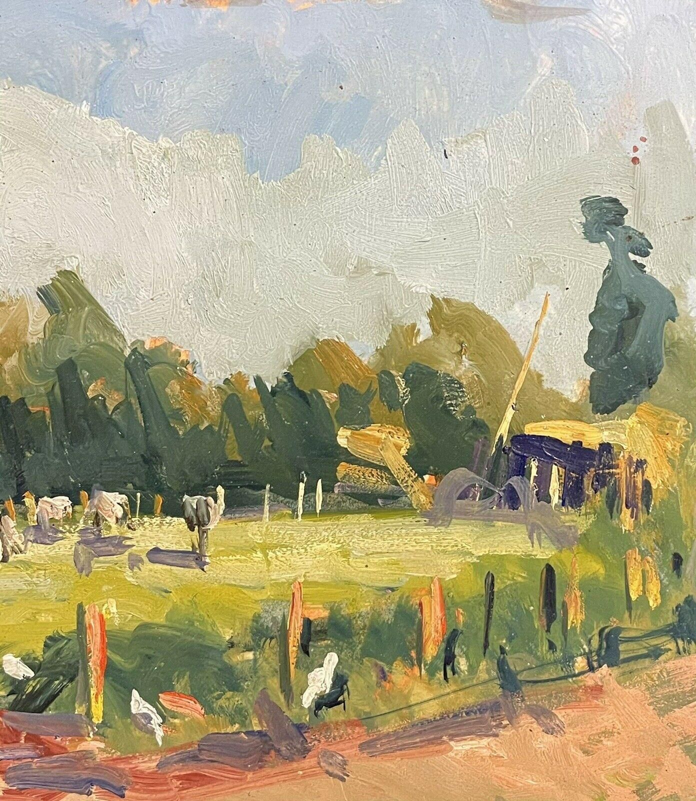 Unknownmaurice Mazeilie, French Impressionist Oil Painting, Green Landscape20th Century photo Art