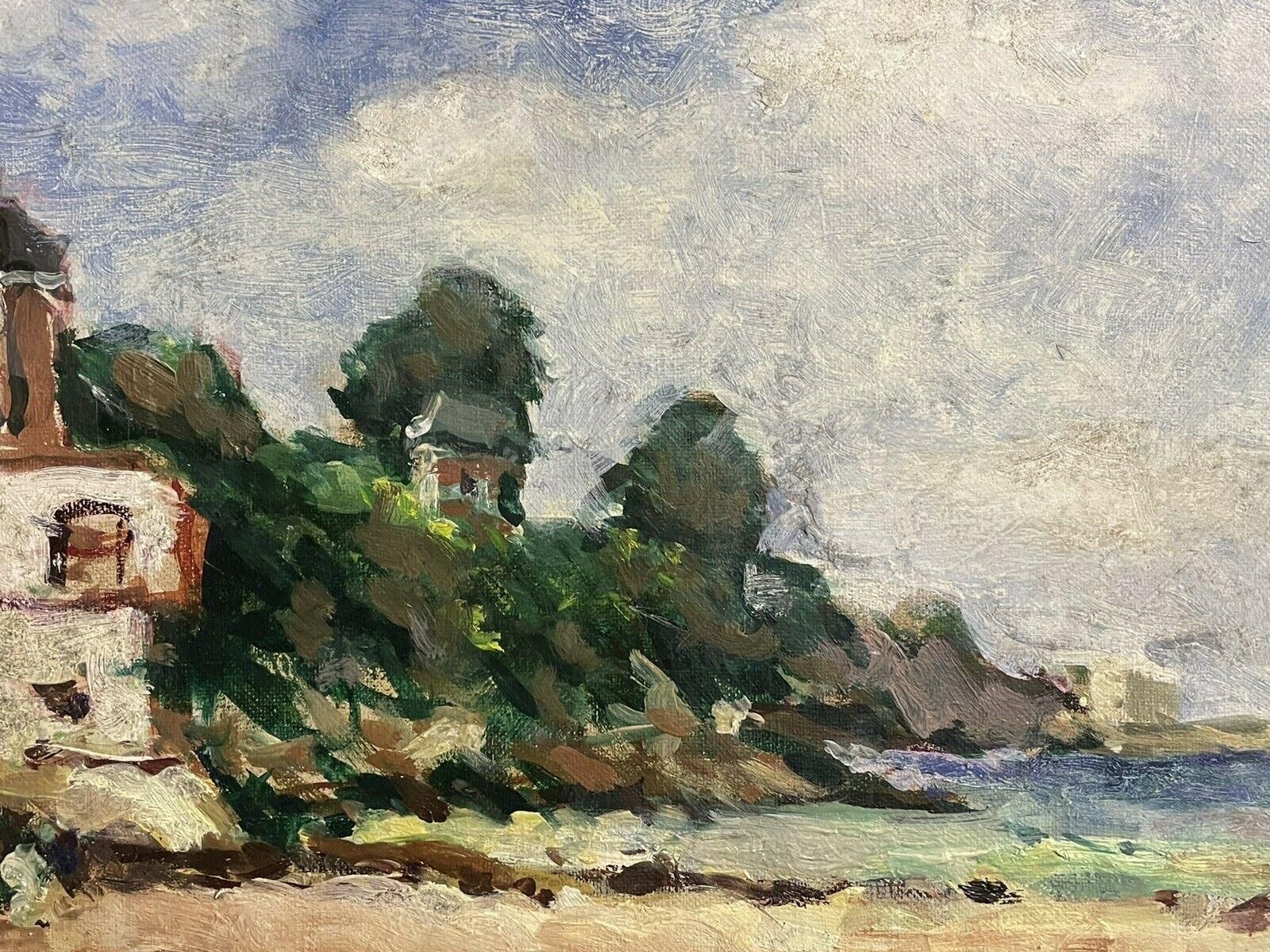 Unknownmaurice Mazeilie French Impressionist Signed Oil, Brittany Coastline20th Century photo 559.0